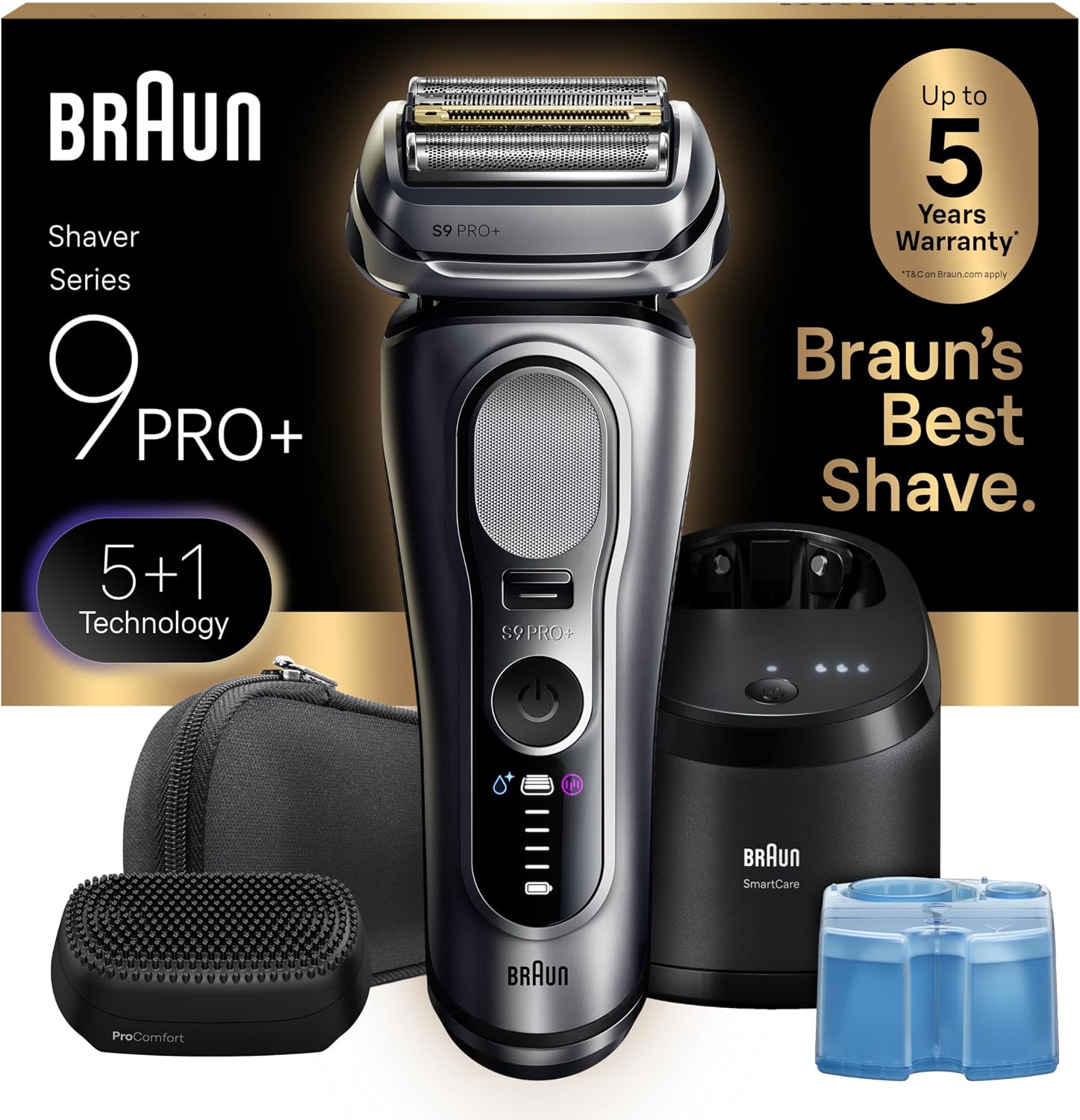 Detalle de Braun Series 9 PRO+ 9697CC shaver 60 min