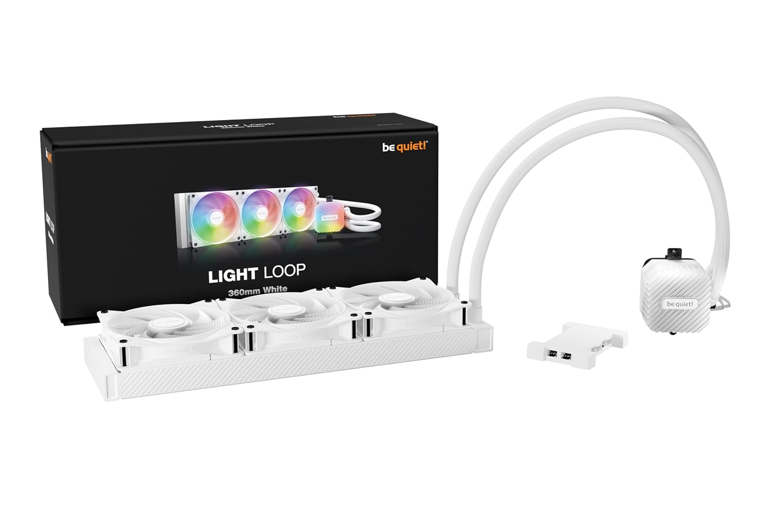 Detalle de be quiet! BW023 LIGHT LOOP 360mm 水冷CPUクーラー ホワイト・ARGB対応