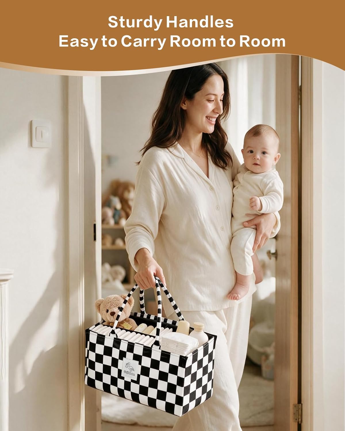 Detalle de Gajiuhon Diaper Caddy Organizer, 40-Diaper Capacity