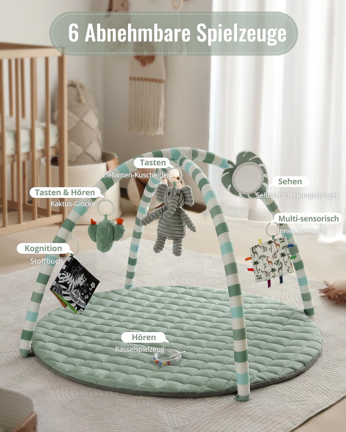 Thumbnail 1 de Blissful Diary Spielbogen Baby 85×85 cm