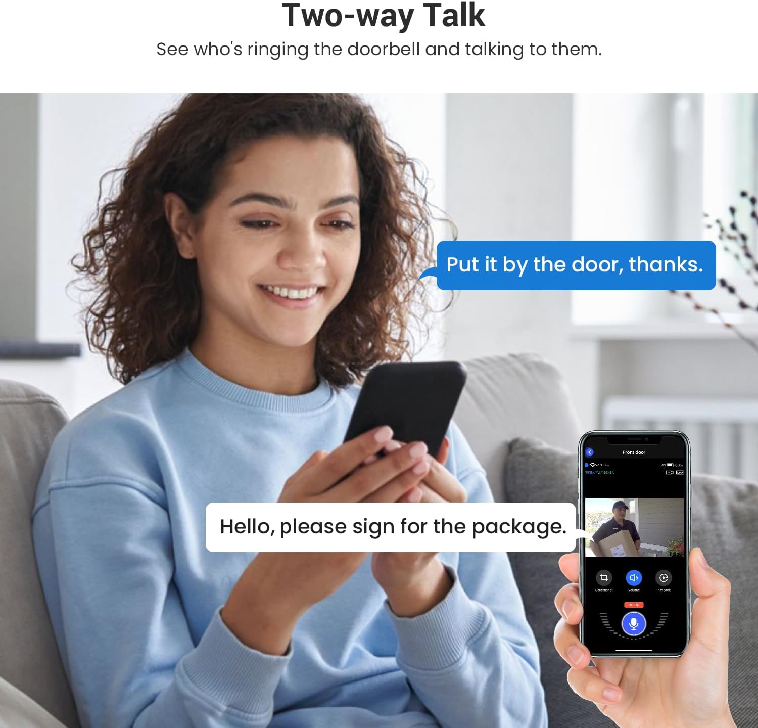 Thumbnail 3 de FineLuck 1080P Video Doorbell Camera with AI detection 🔔