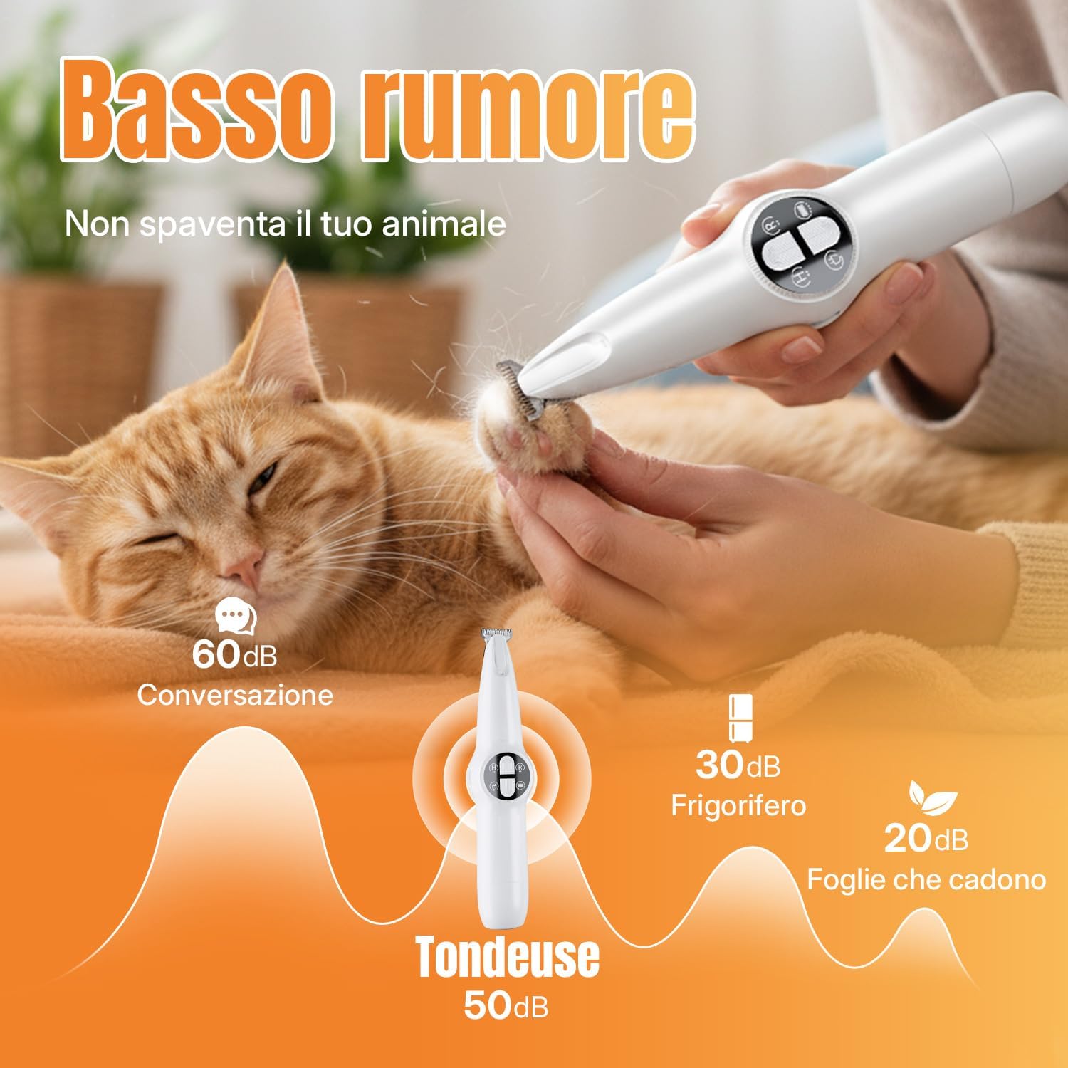 Detalle 2 de Mcbazel Kit di Toelettatura Elettrico 2-in-1 🐾
