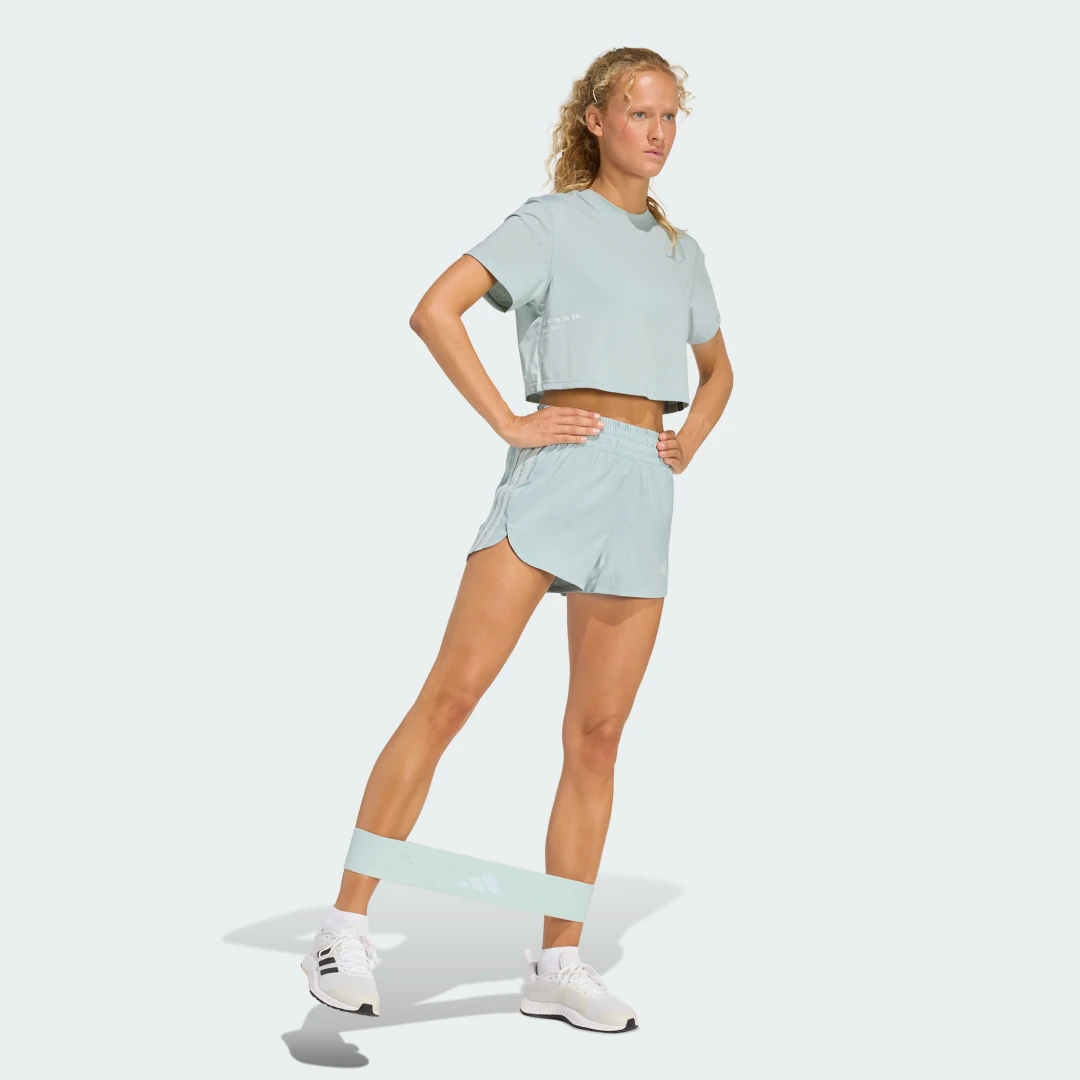 Detalle de CLIMACOOL POWER TRAINING GRAPHIC T-SHIRT de Adidas – Verde