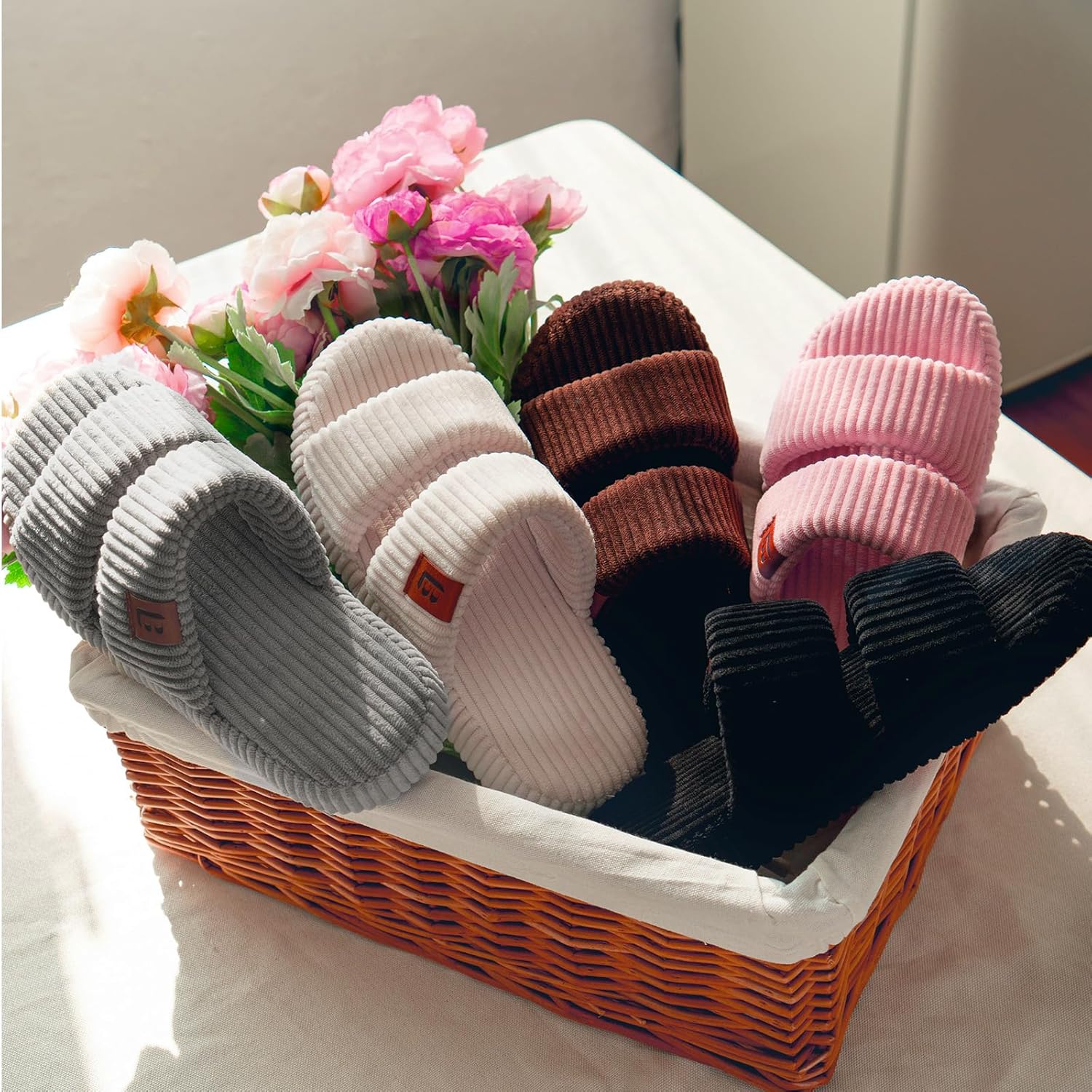 Thumbnail 2 de LongBay Slippers for Women Memory Foam Open Toe Slide