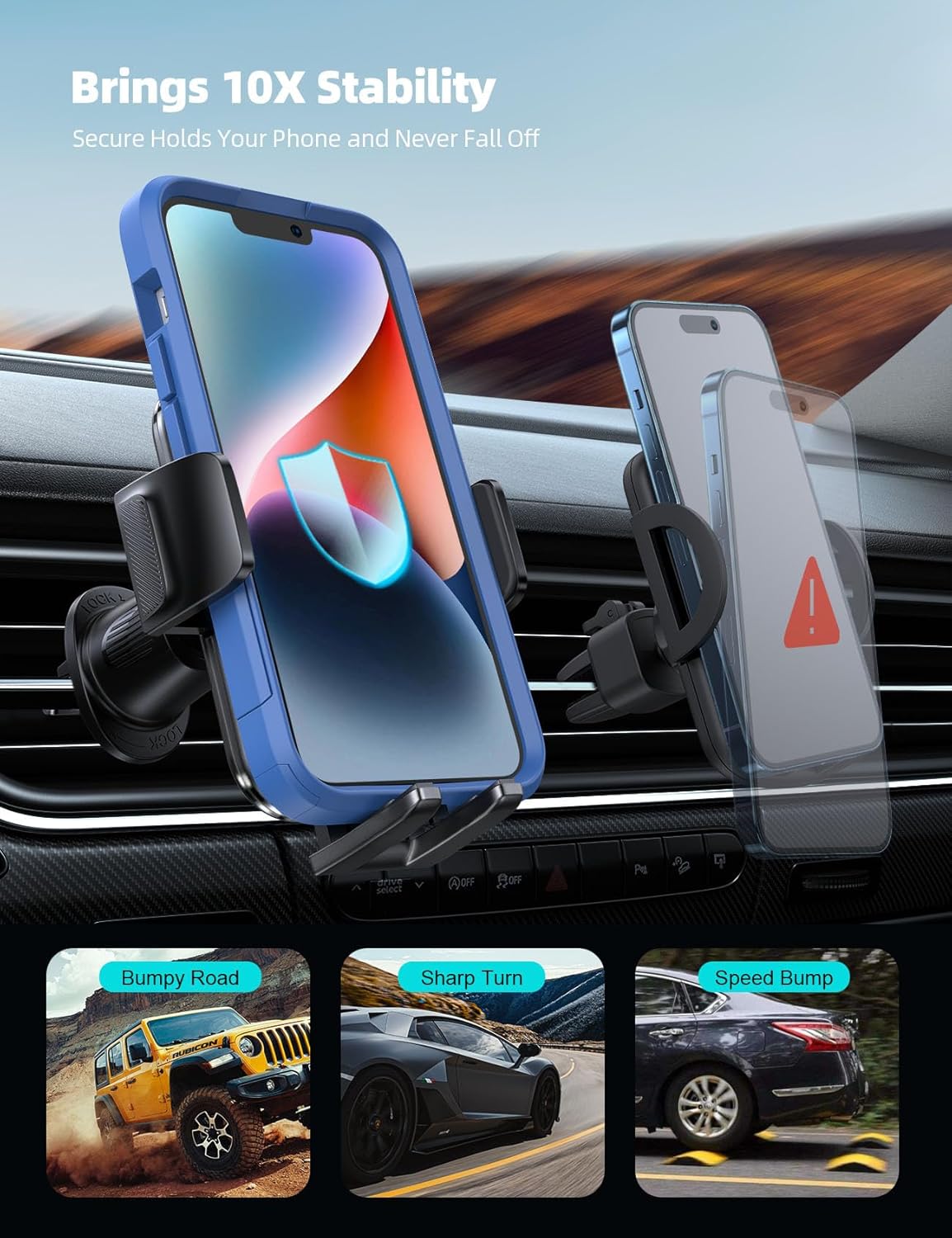 Thumbnail 2 de Lamicall 2025 Car Phone Holder with 1 Hook