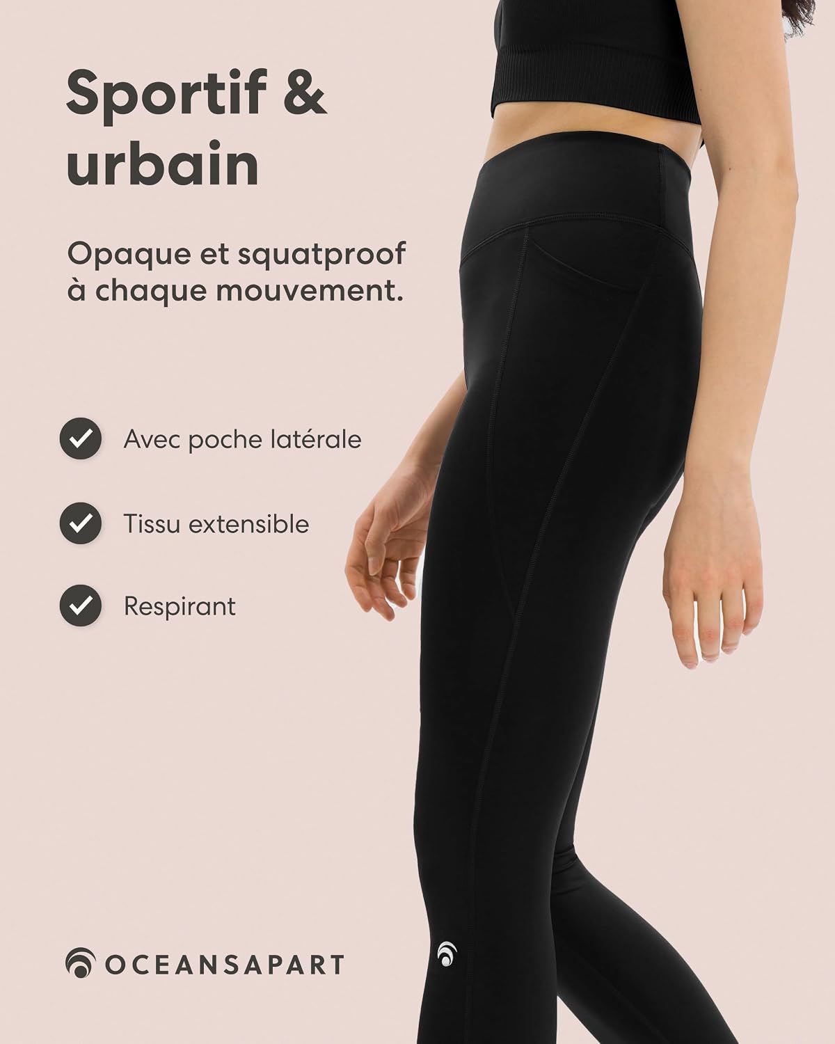 Detalle 1 de Oceansapart Soho Legging Taille Haute