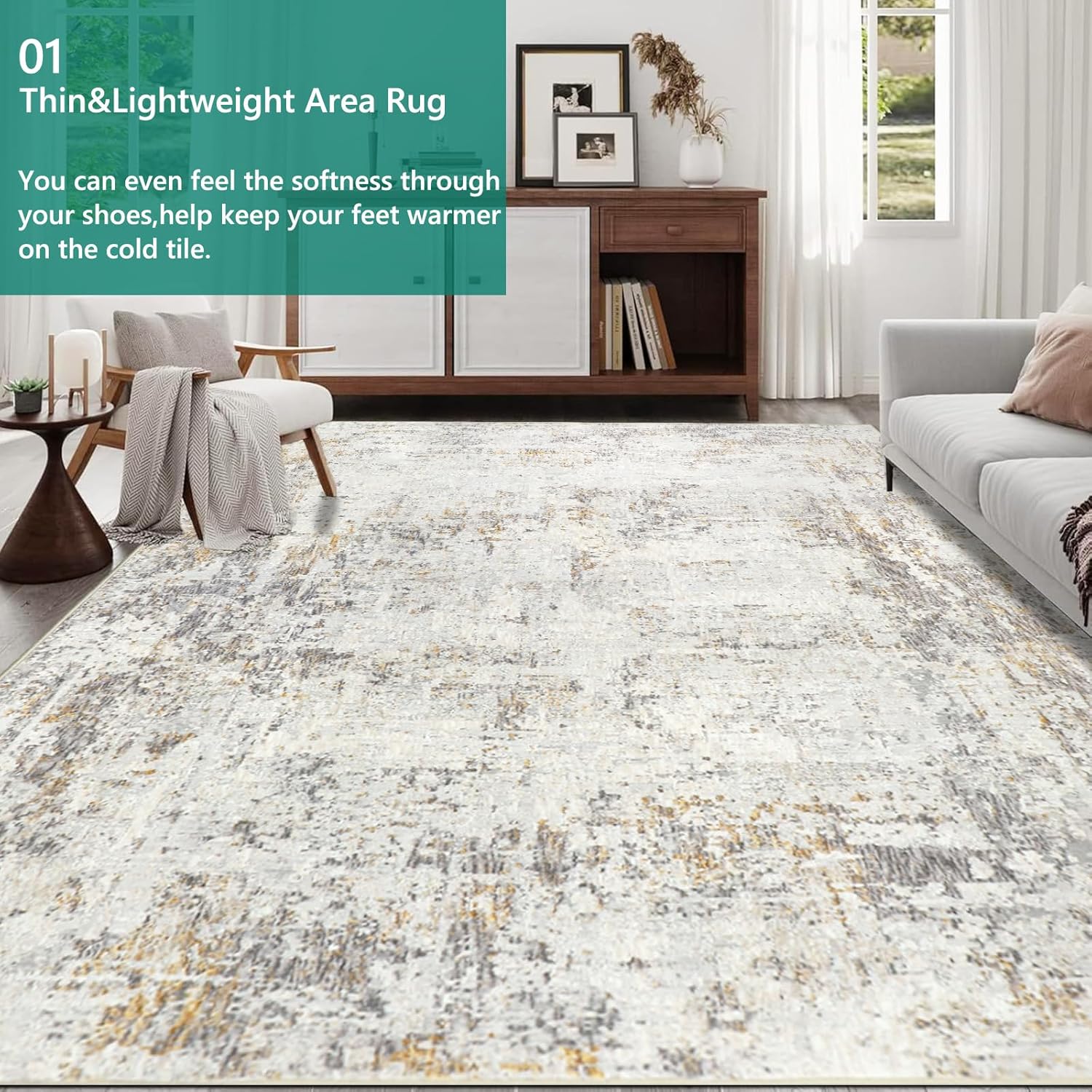 Thumbnail 1 de Capslpad 200x300cm Large Abstract Rug