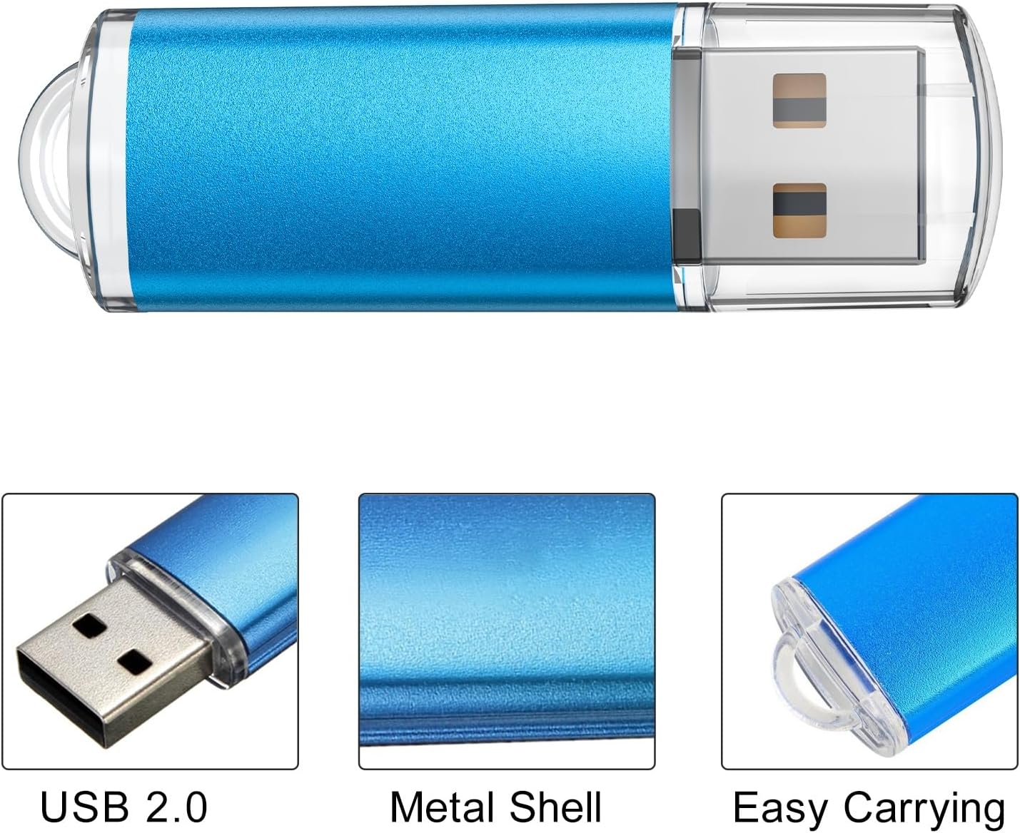 Thumbnail 1 de TOPESEL USB Flash Drive 5 Pack (4GB) USB 2.0 – Mixed Colors