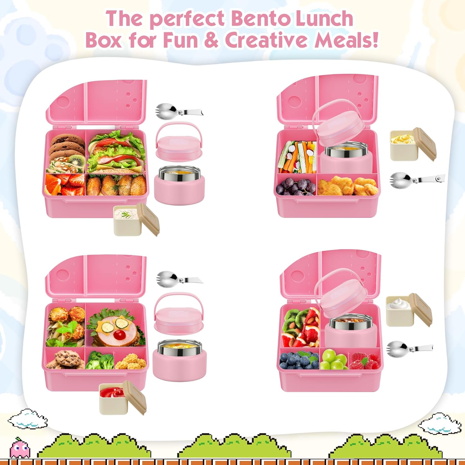 Thumbnail 4 de Game Lunch Box 9oz Thermo Food Jar 🍱