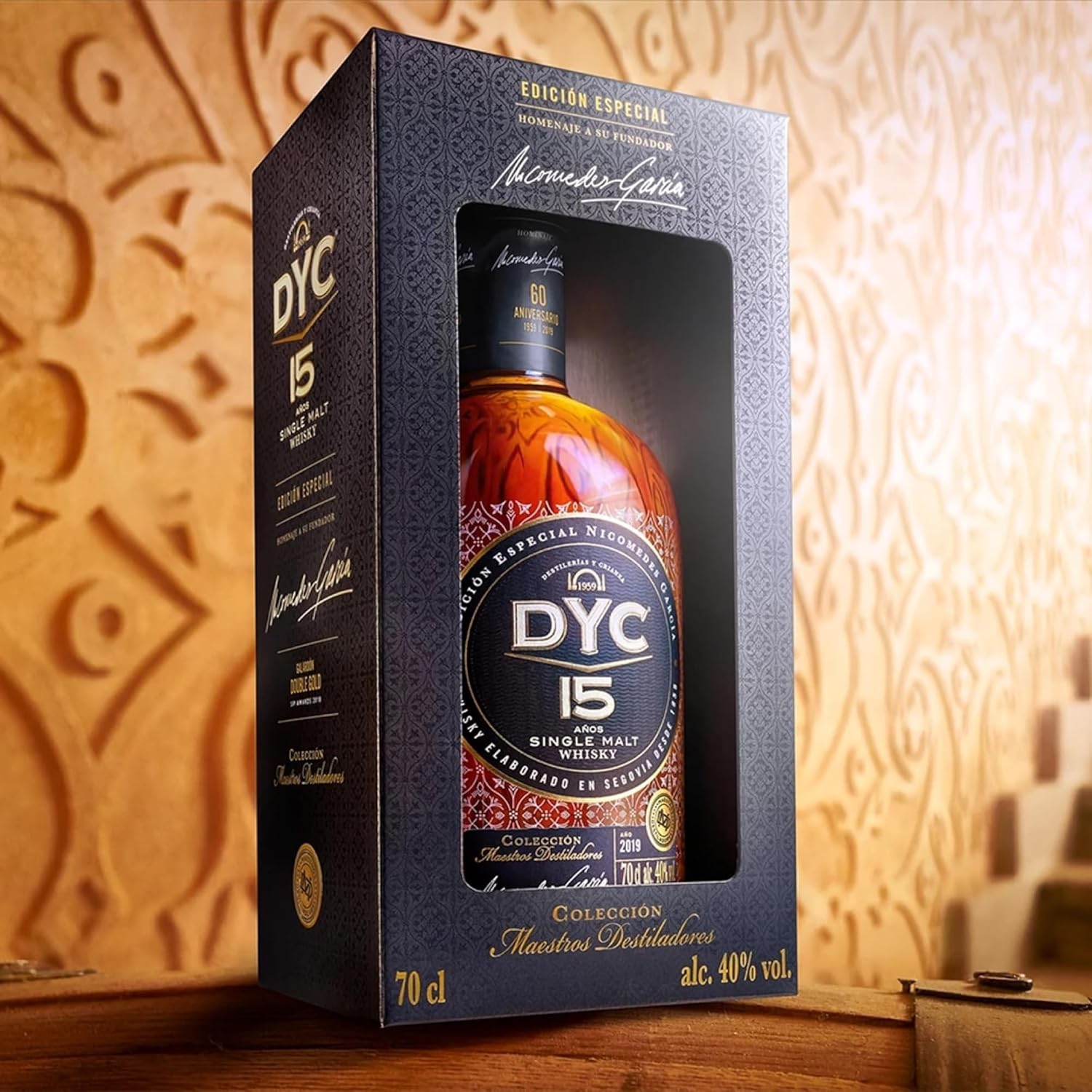 Thumbnail 10 de DYC 15 Años Whisky Single Malt Colección Maestros 🥃 70cl