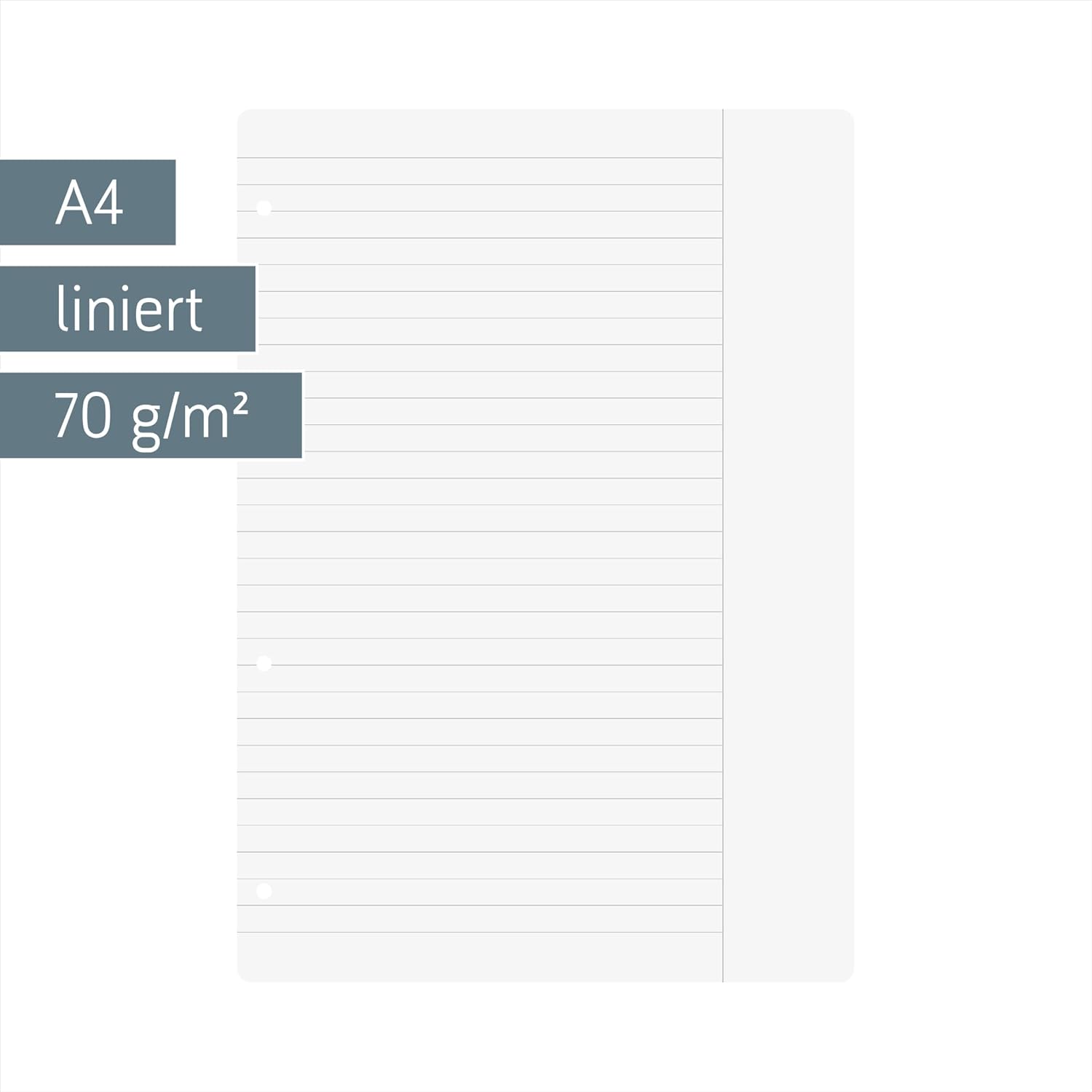 Detalle 2 de BRUNNEN Lot 100 feuilles A4 lignées 📄