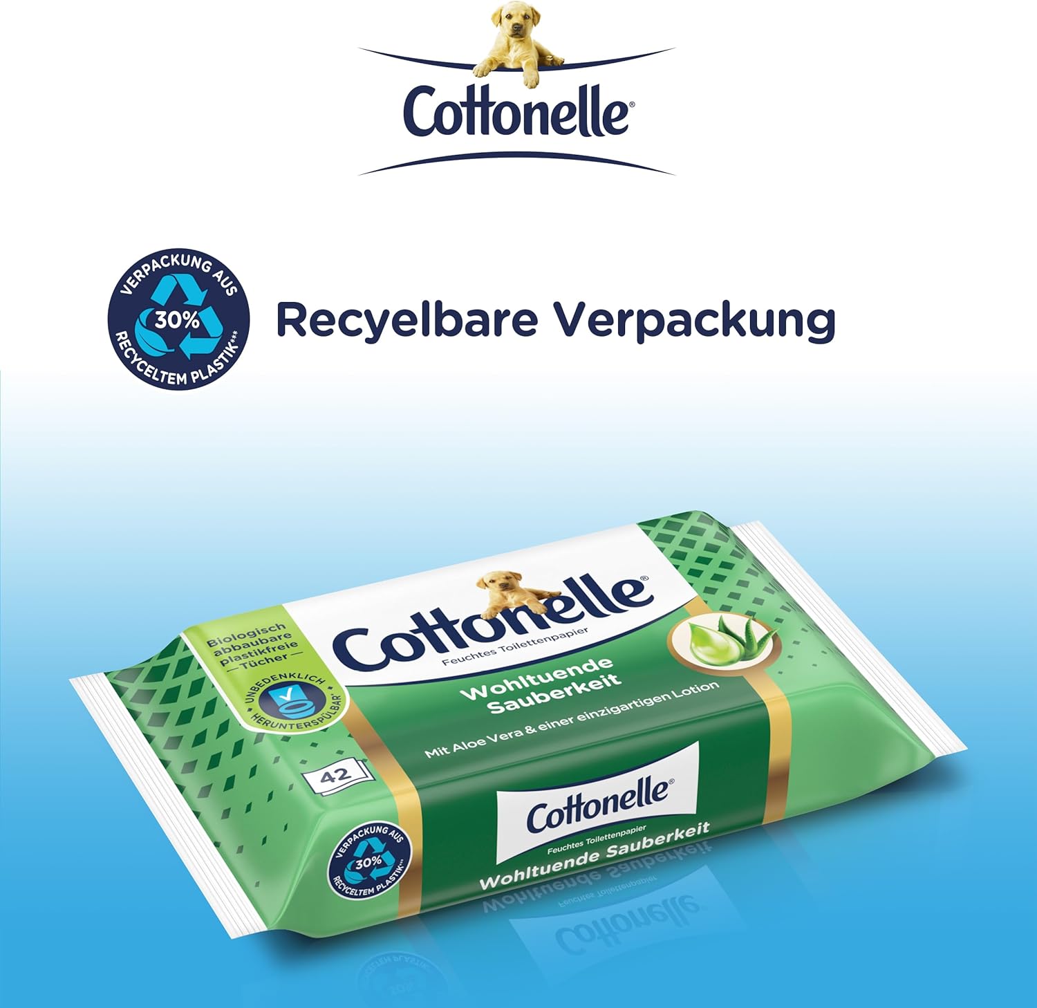 Thumbnail 4 de Cottonelle Feuchtes Toilettenpapier 12×42 🧻