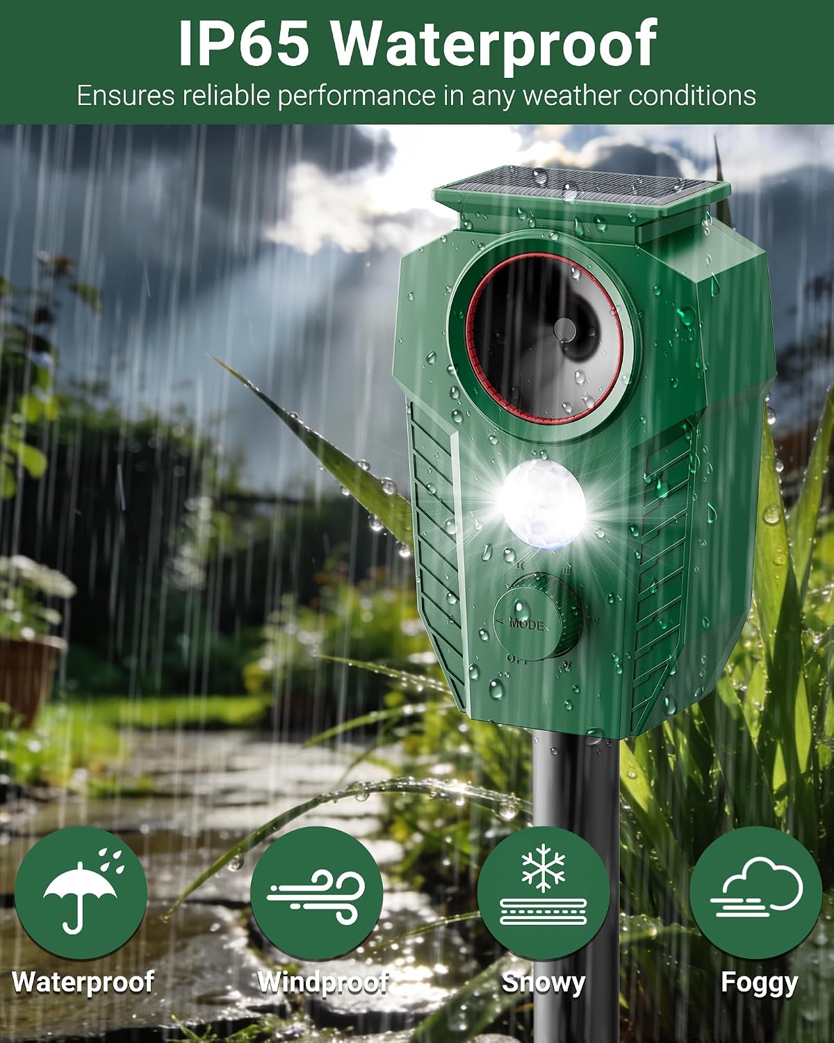 Detalle 1 de G-Jyuncyou Solar Animal Repellent Green