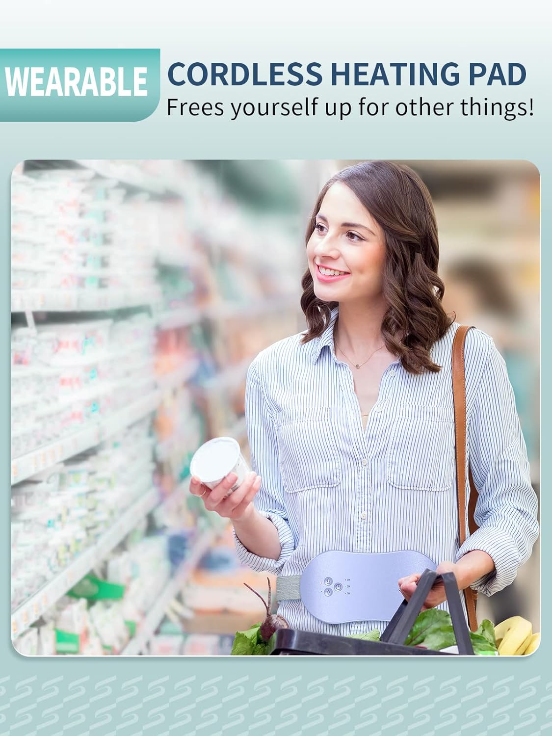 Thumbnail 4 de Slimpal Almohadilla Térmica Menstrual Portátil 3 Ajustes ♨