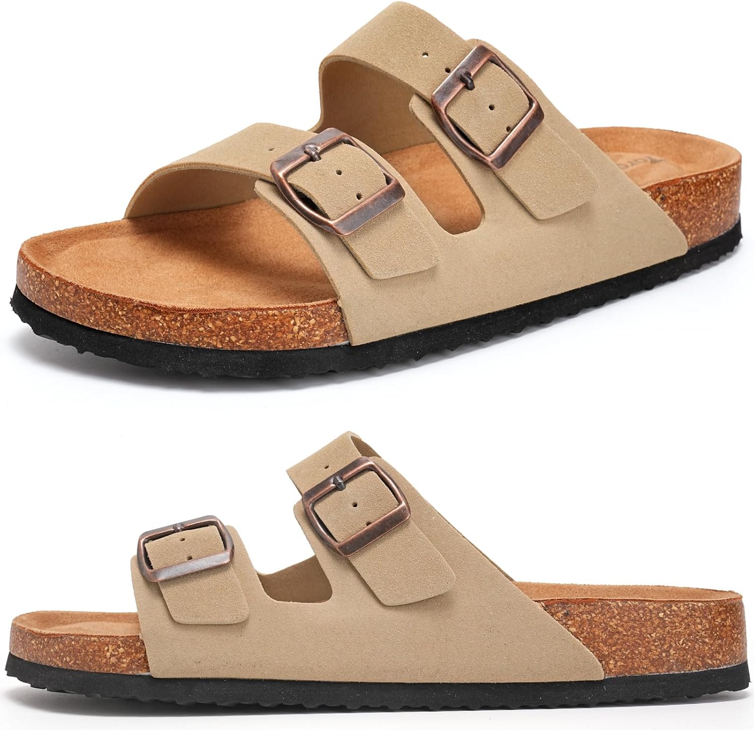 Thumbnail 6 de Torotto Herren Pantoletten & Sandalen Hausschuhe – flache Latschen als bequeme Sommer-Schlappen