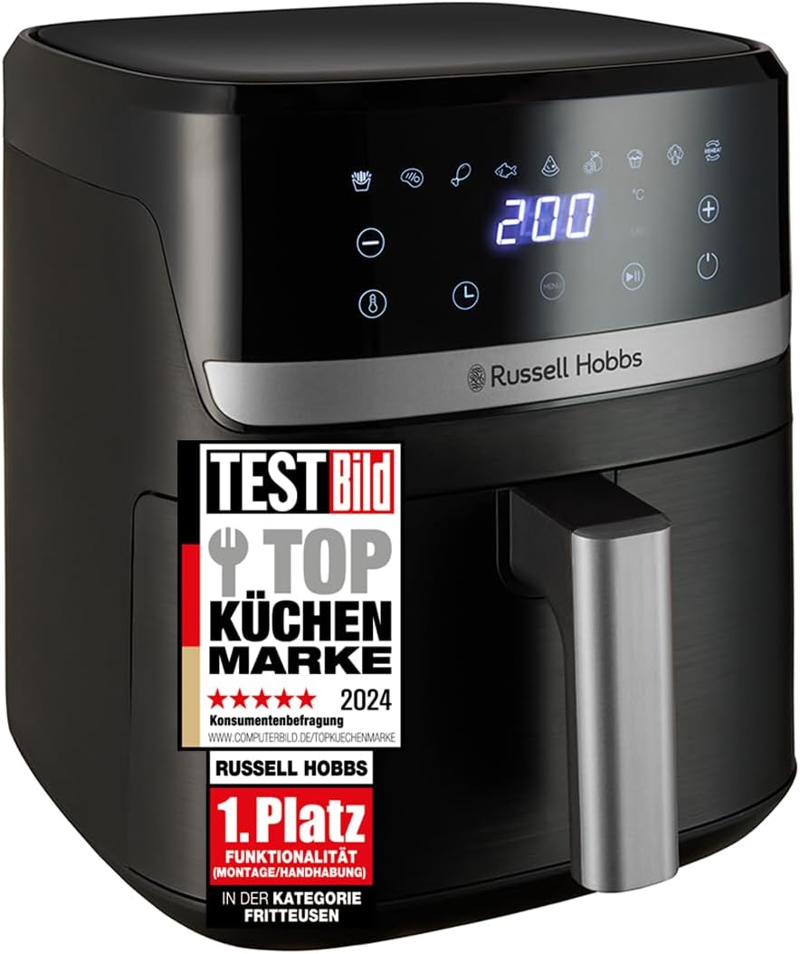 Detalle de Russell Hobbs Heißluftfritteuse XL 5,5 l mit 9 Programmen ⚙