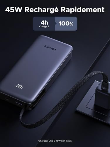 Thumbnail 4 de UGREEN Nexode 45W Batterie Externe 20000mAh — Charge rapide et polyvalente