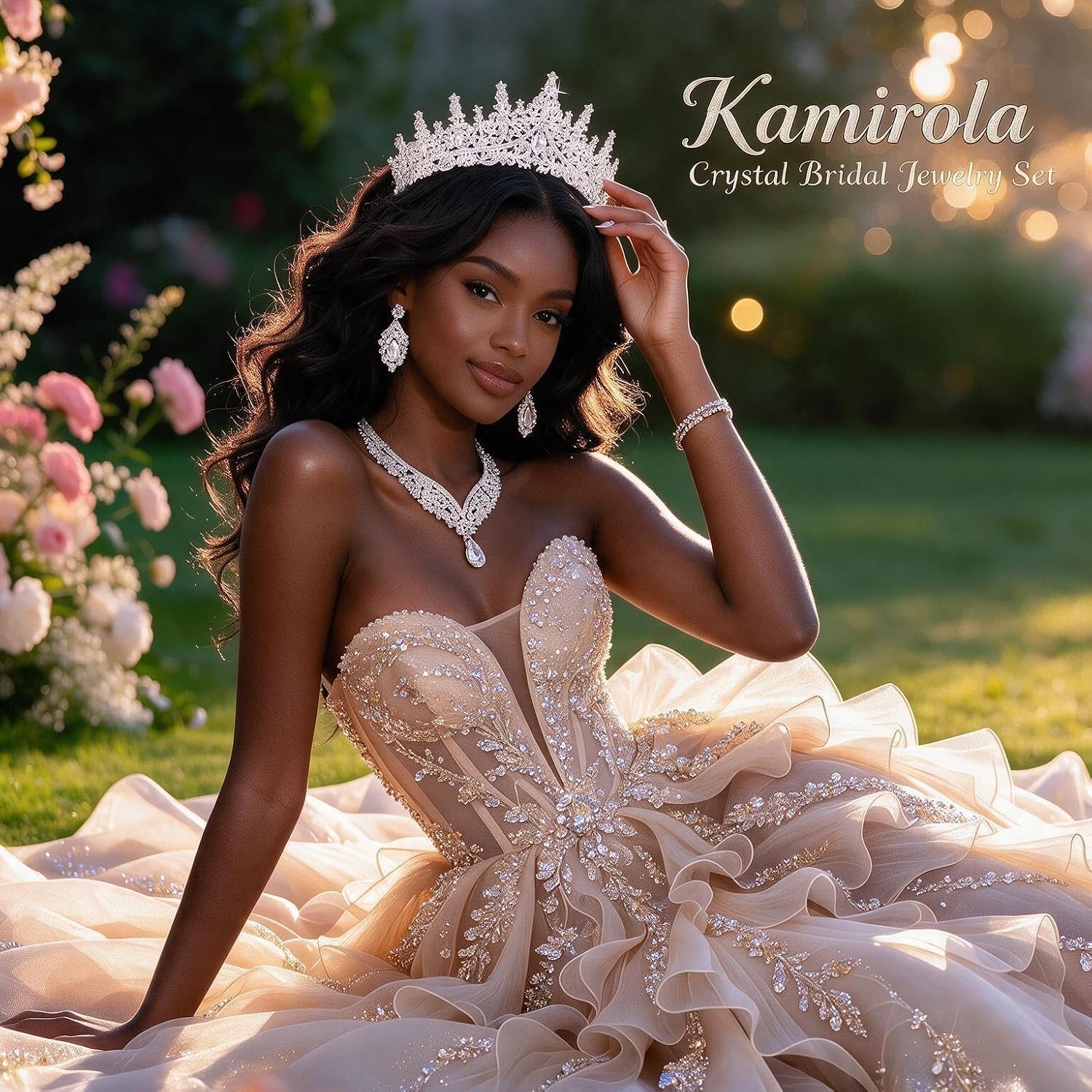 Detalle 2 de Kamirola Tiara Jewelry Set TR28