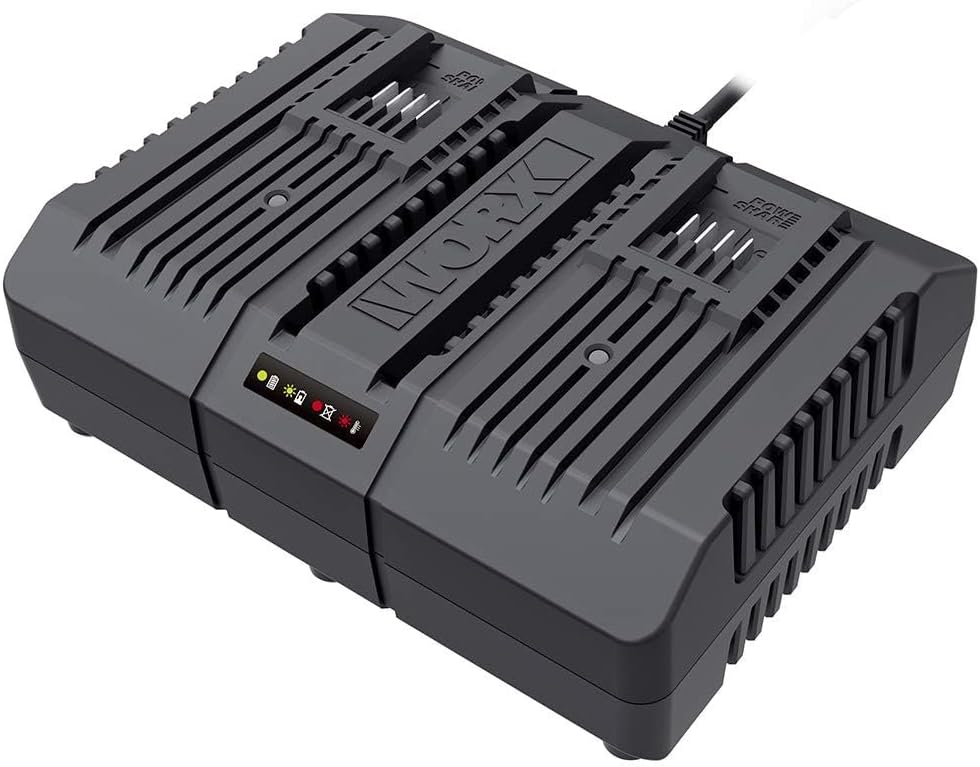 Thumbnail 5 de WORX WA3772 Chargeur double 20 V Li-Ion — Charge simultanée de deux batteries PowerShare