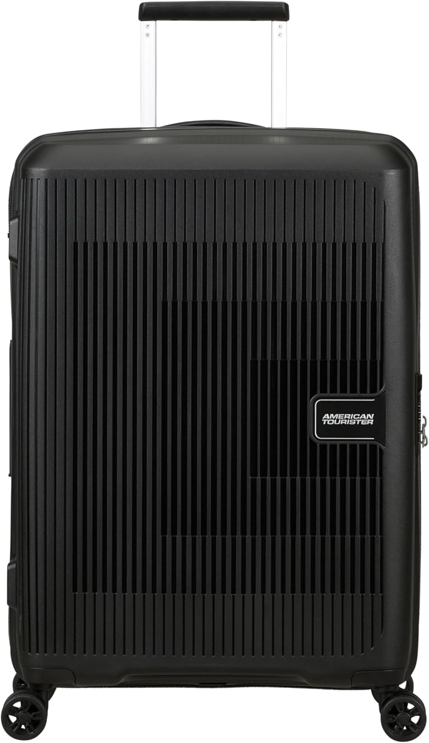 Detalle de American Tourister Aerostep Spinner M (67 cm) – erweiterbarer Koffer mit TSA-Schloss