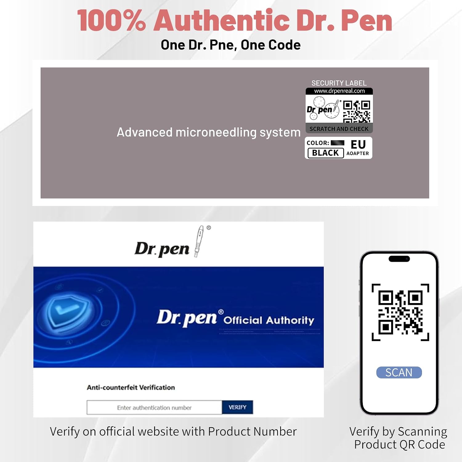 Detalle 2 de Buyounger Dr. Pen 2025 Ultima A10 Professioneller Microneedling Pen (kabellos) mit 25 Ersatzkartuschen