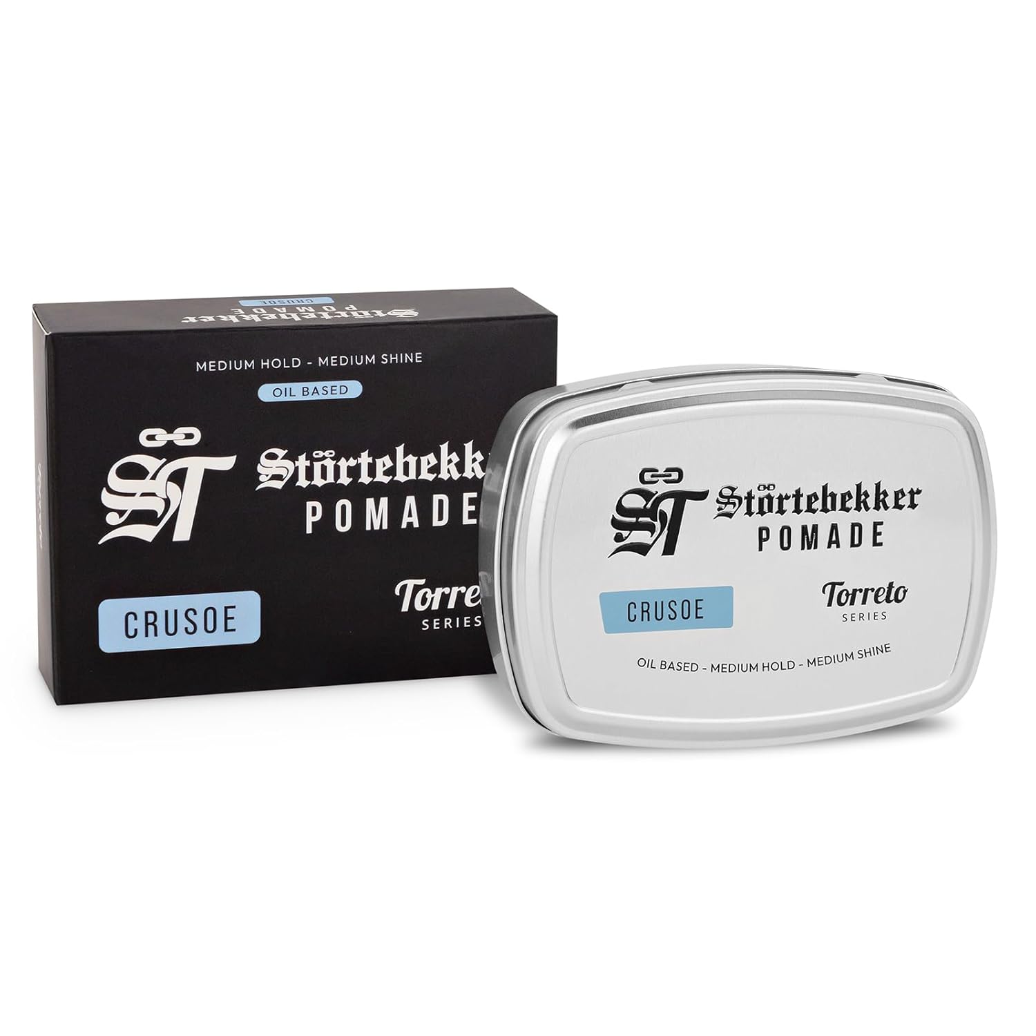 Thumbnail 1 de Störtebekker Premium Pomade Ölbasiert Crusoe – Mittlerer Halt, Mittlerer Glanz, 125ml