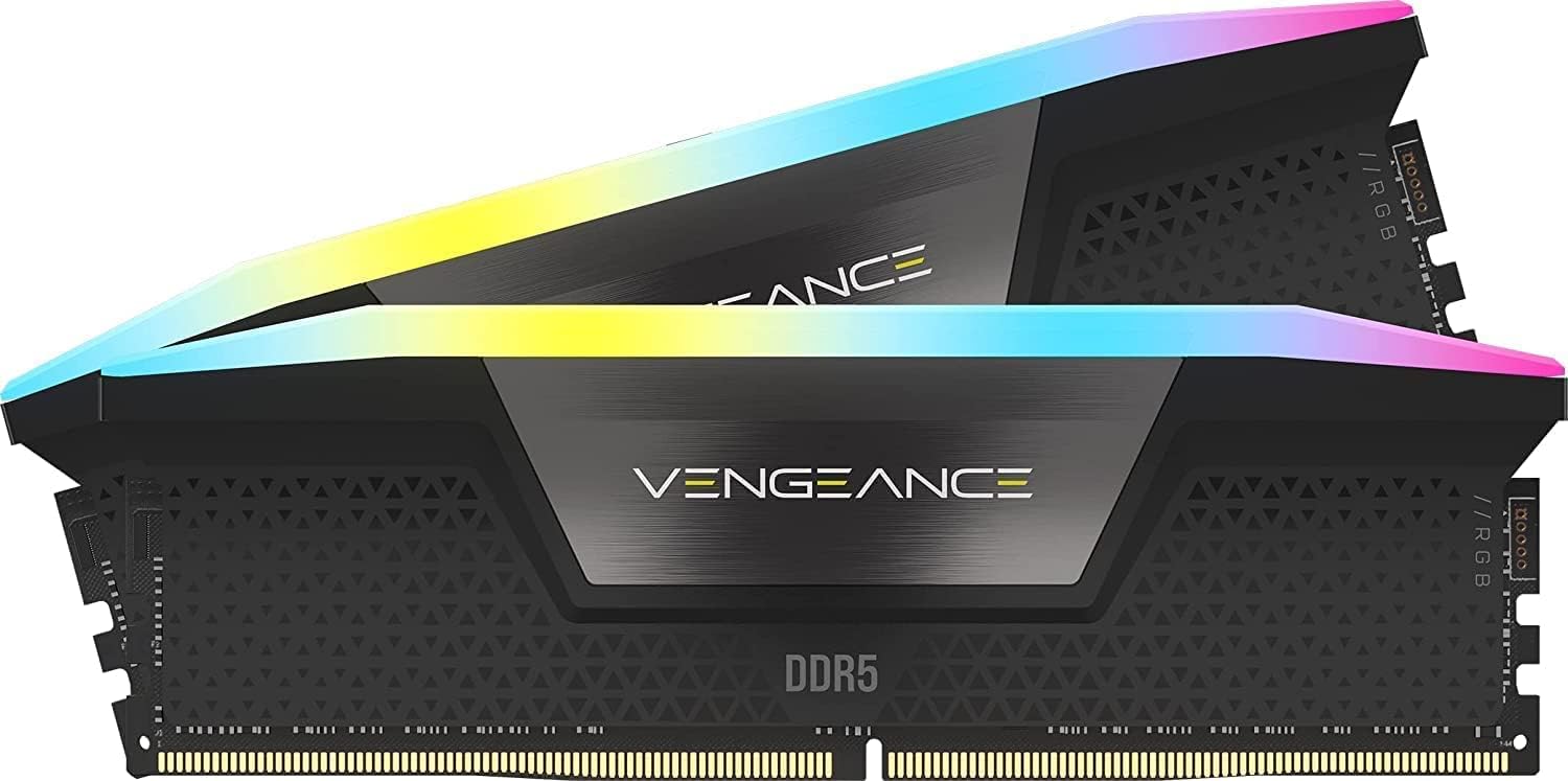 Imagen de CORSAIR Vengeance RGB DDR5 RAM 32GB (2x16GB) up to 6000MHz CL36 — CMH32GX5M2E6000C36 en OfertitasTOP