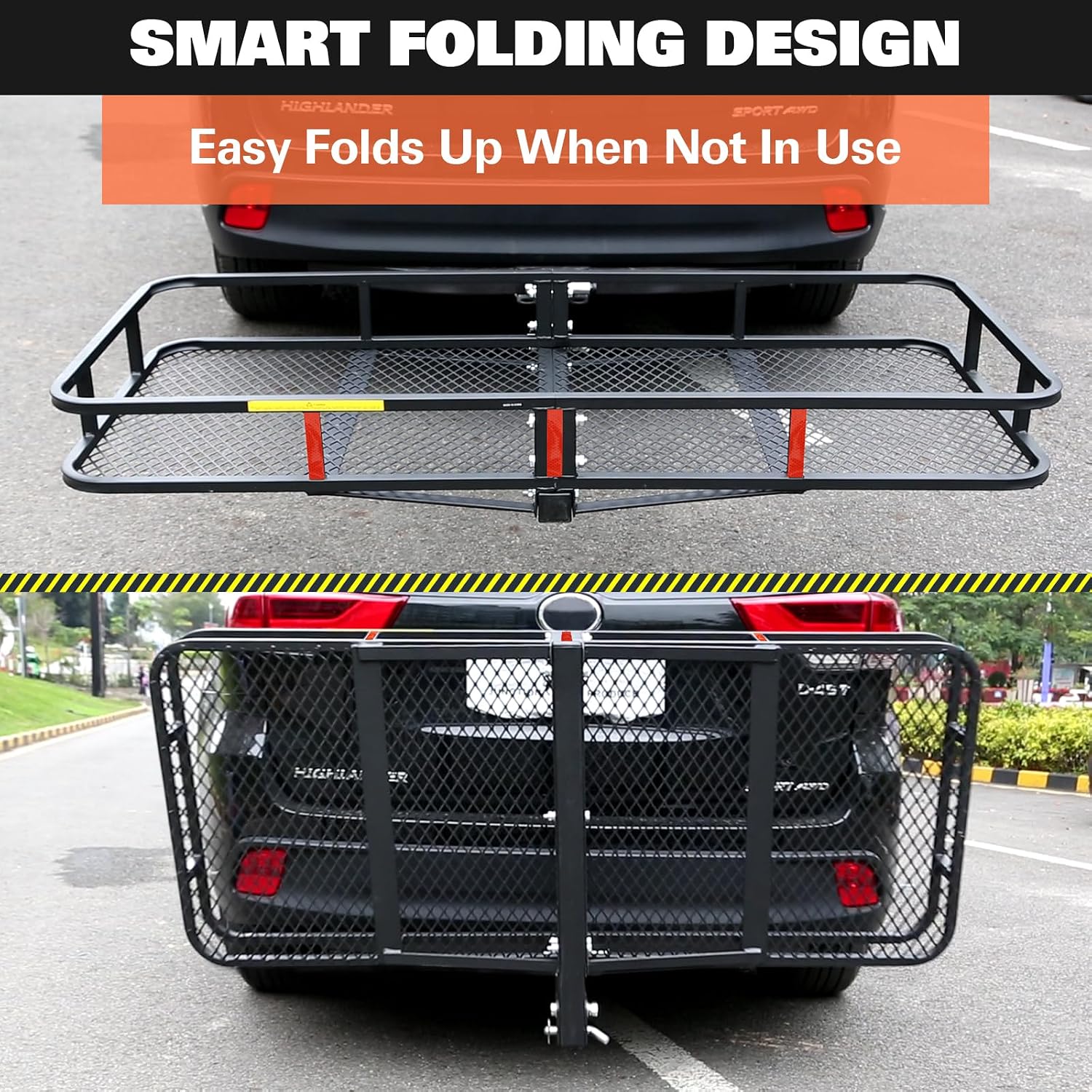 Detalle de Weize Folding Hitch Cargo Carrier 500-lb Capacity