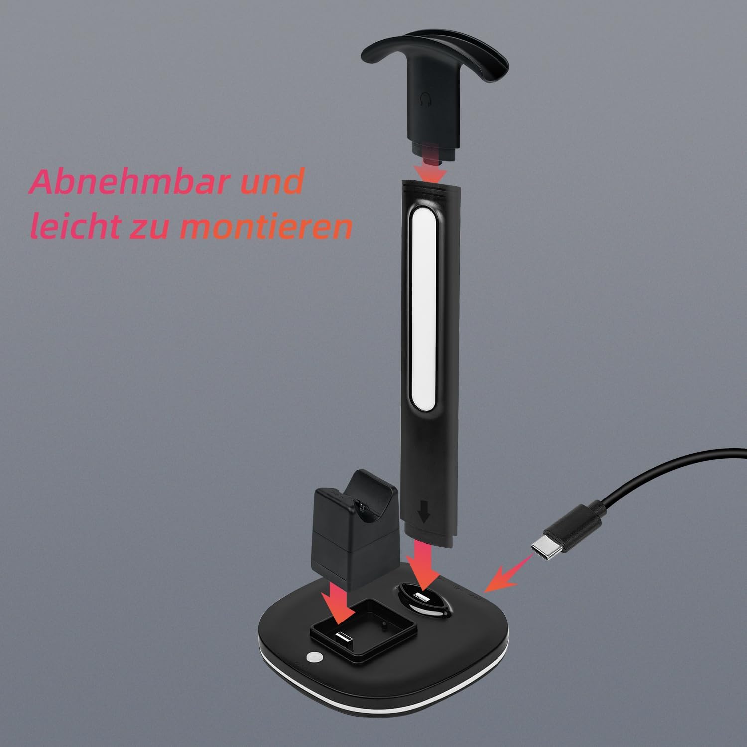 Thumbnail 6 de Mcbazel Ladestation für PS5 DualSense, RGB