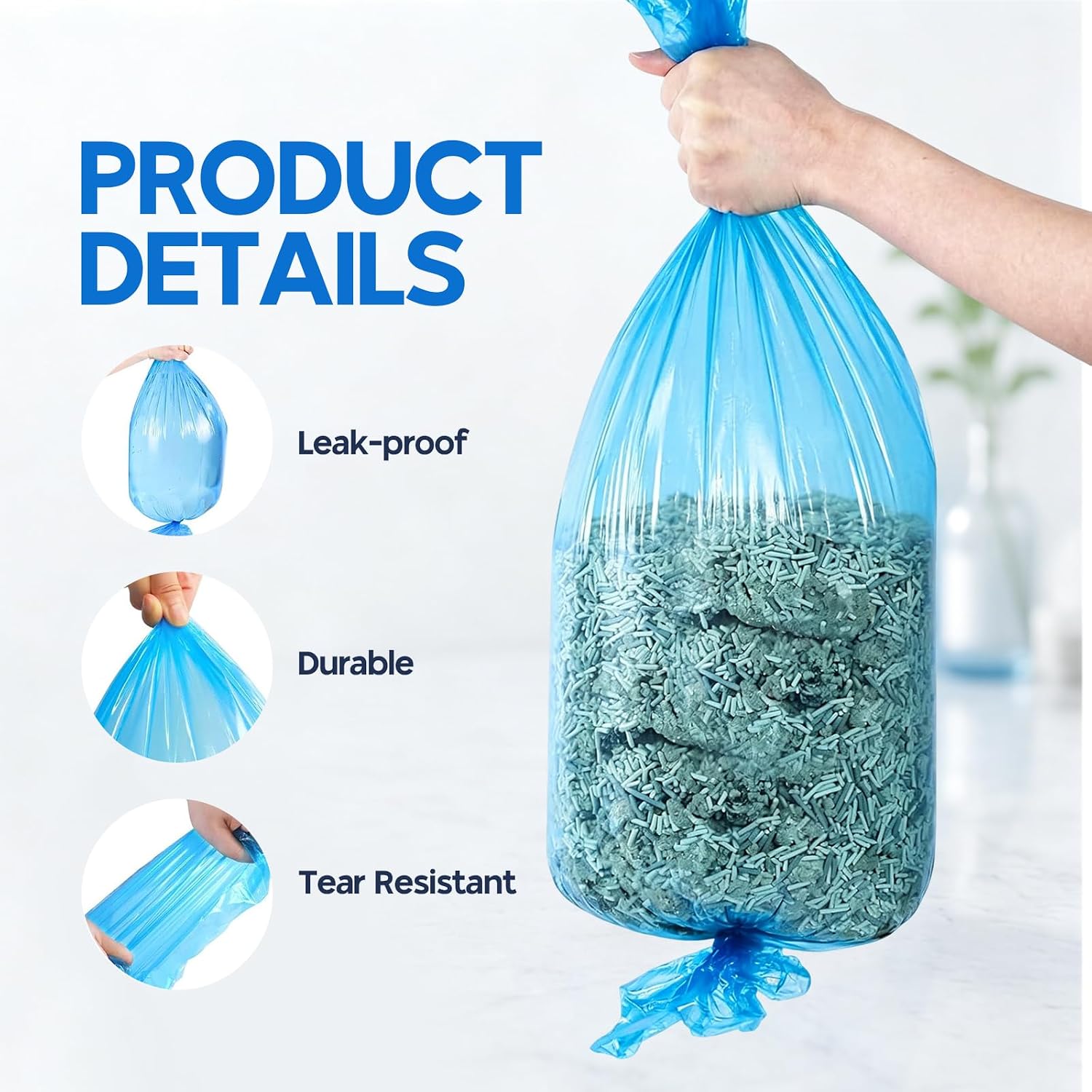 Thumbnail 2 de 12 Pack Nappy Bin Refills (4.5m) – Tear-Resistant Diaper Pail Bags for Most Cans