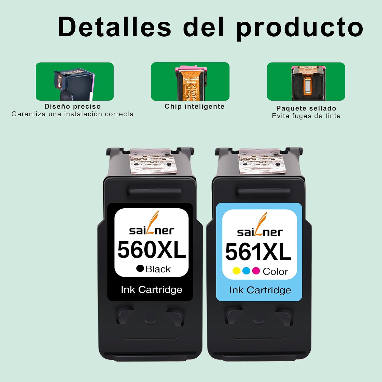 Thumbnail 3 de SAILNER PG-560/CL-561 XL cartuchos tinta