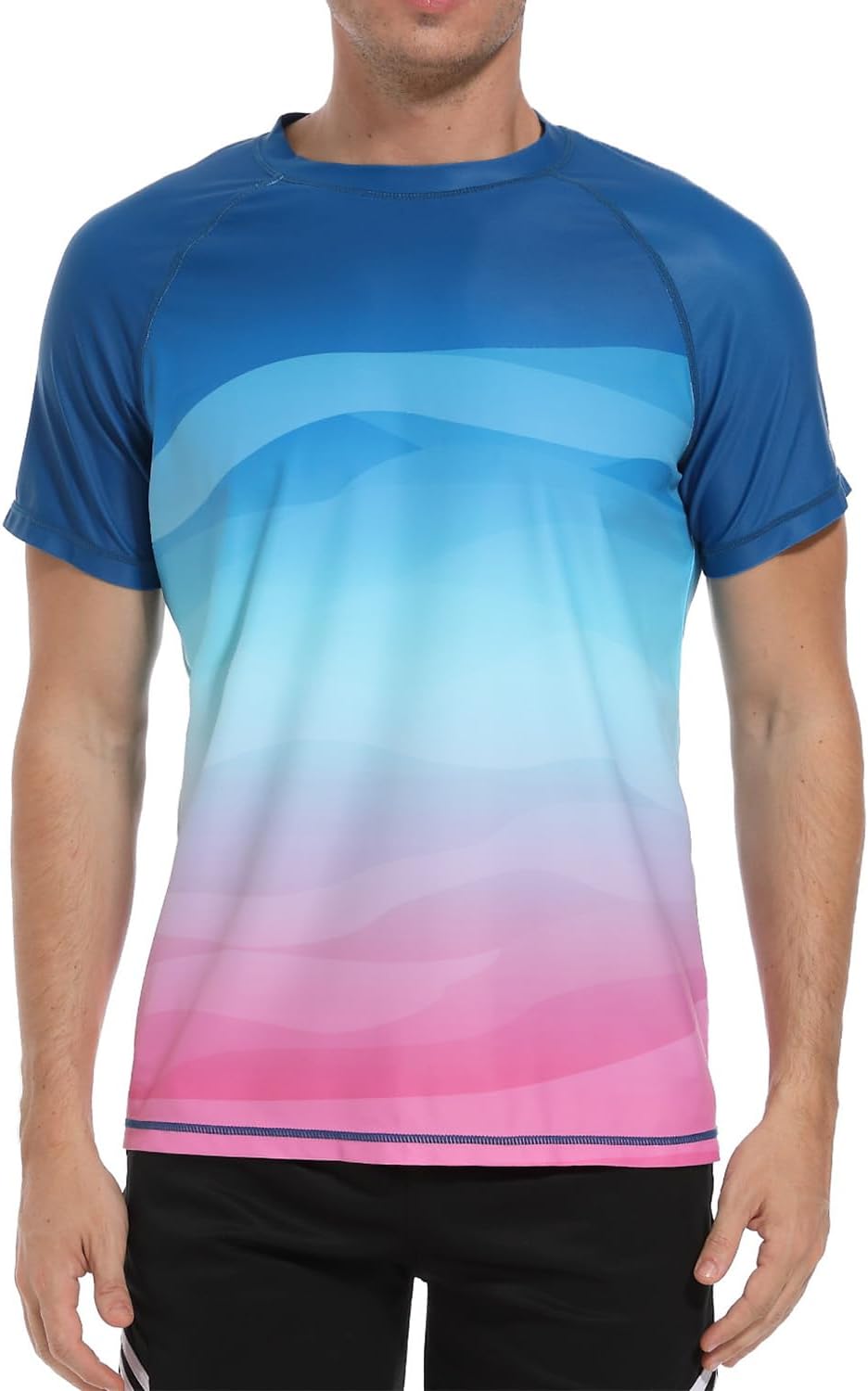 Thumbnail 6 de VAYAGER Herren Rash Guard UPF 50+ Kurzarm – schnell trocknend, lockere Passform, Wassersport-Guide für Surfen, Paddeln und Angeln