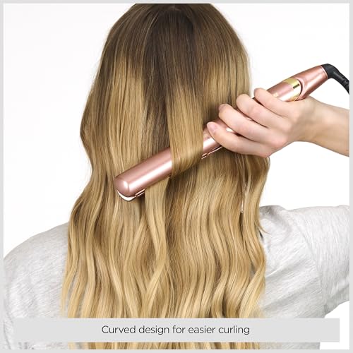 Detalle de BaByliss Rose Gold Hair Straighteners with Ceramic Plates (2598U)