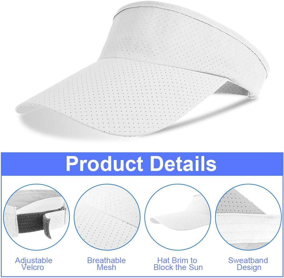 Detalle de Aomig Cappelli con Parasole: Berretto da Tennis e Golf con Visiera, Uni‑Taglia, 55–62 cm