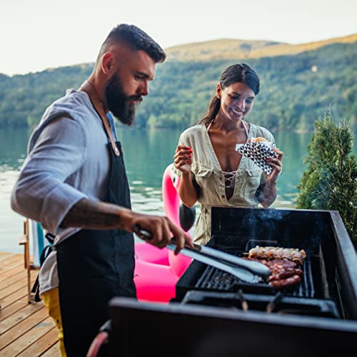 Detalle de Relaxdays Pinzas Barbacoa 38 cm 🍴