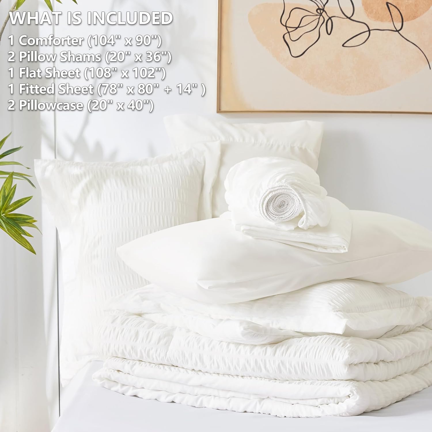 Thumbnail 5 de CozyLux King Size Comforter Set