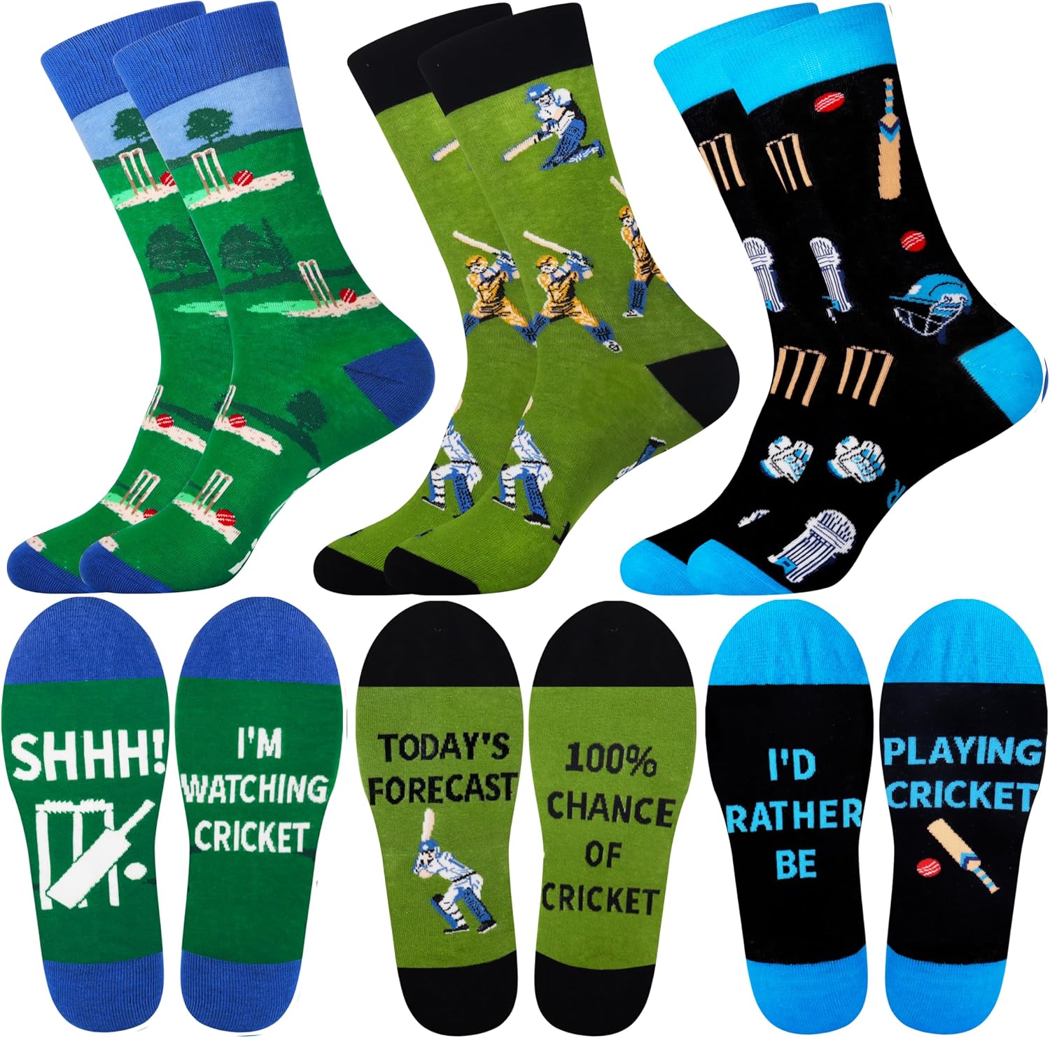 Thumbnail 6 de Belloxis Mens Socks 9-11 Multipack Guitar Socks