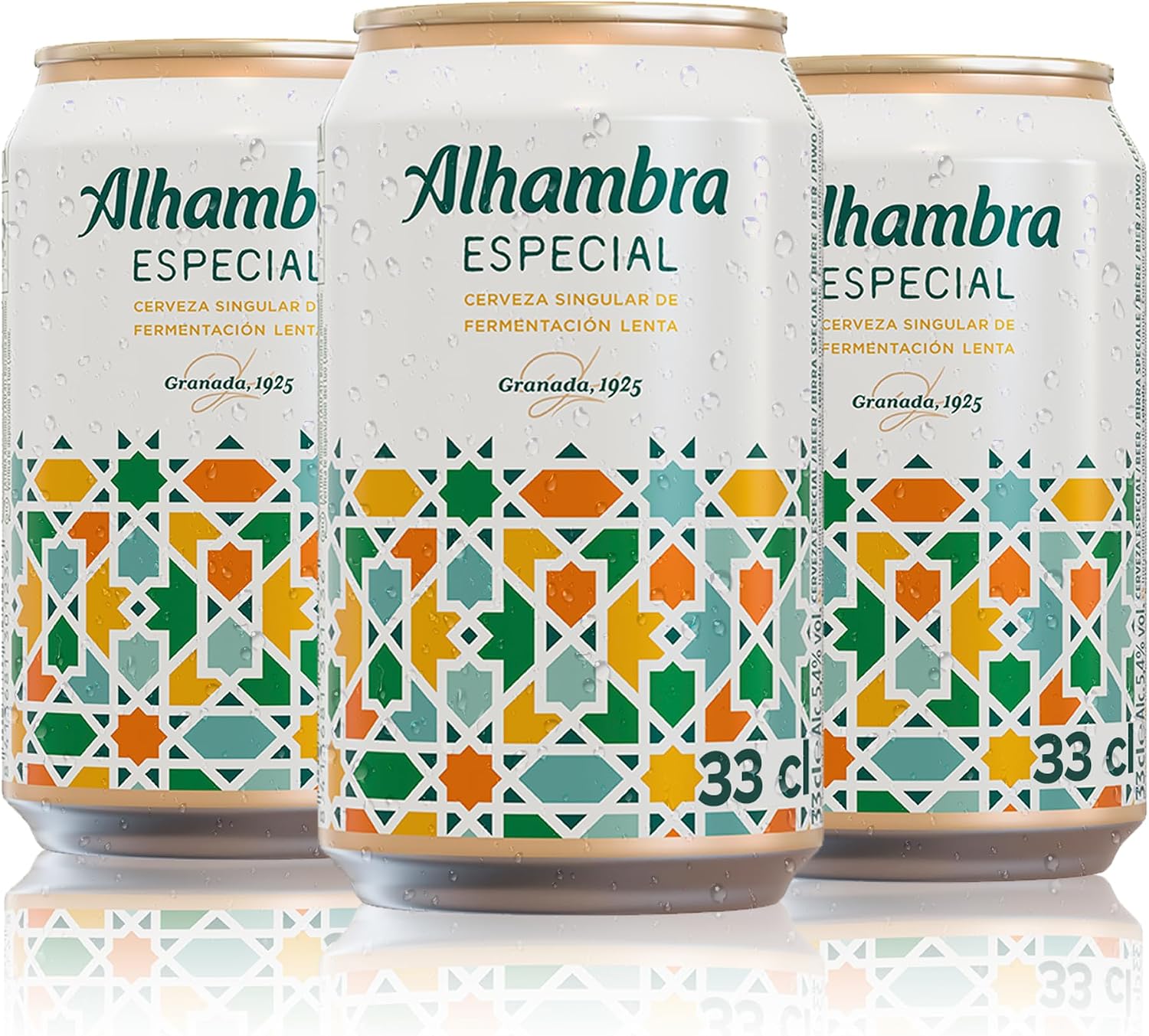 Thumbnail 1 de Alhambra Especial Pack 12 Latas de 33 cl — Cerveza de Fermentación Lenta
