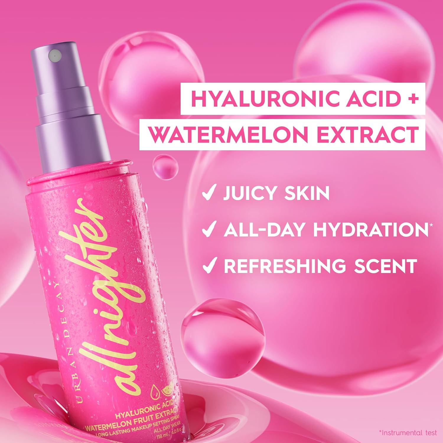 Detalle 2 de Urban Decay All Nighter Hyaluronic Setting Spray