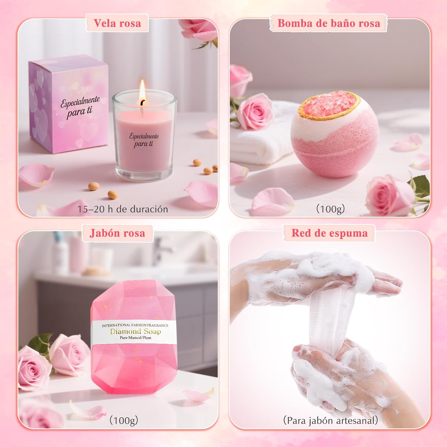 Detalle 2 de Set de tazas 340 ml Regalos Originales para Mujer