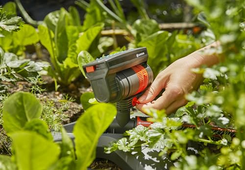 Detalle de Gardena Irrigatore Oscillante AquaZoom Compact: irrigazione flessibile per prati e aiuole