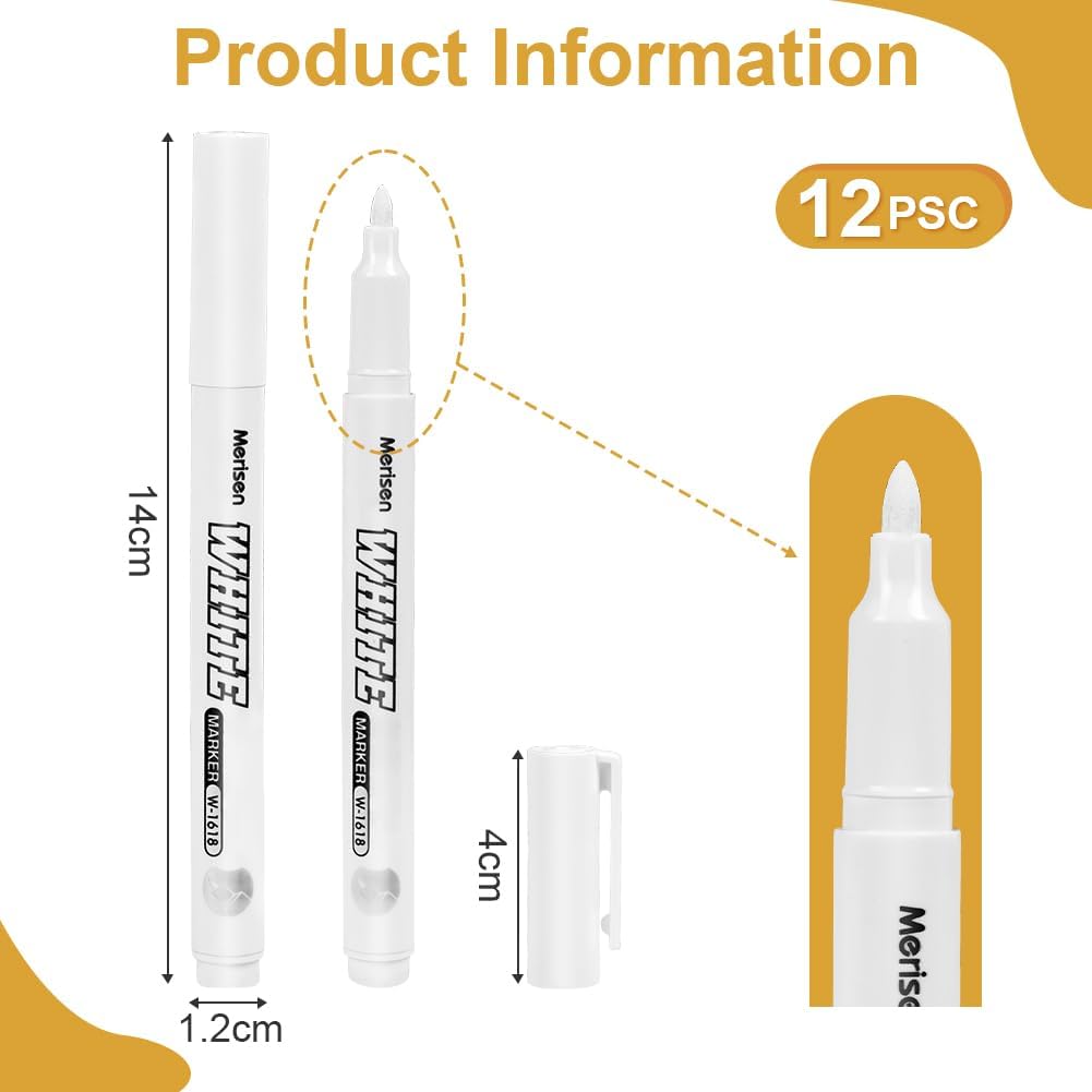 Detalle 2 de OFFCUP Marqueur Blanc 12Pcs Acrylique