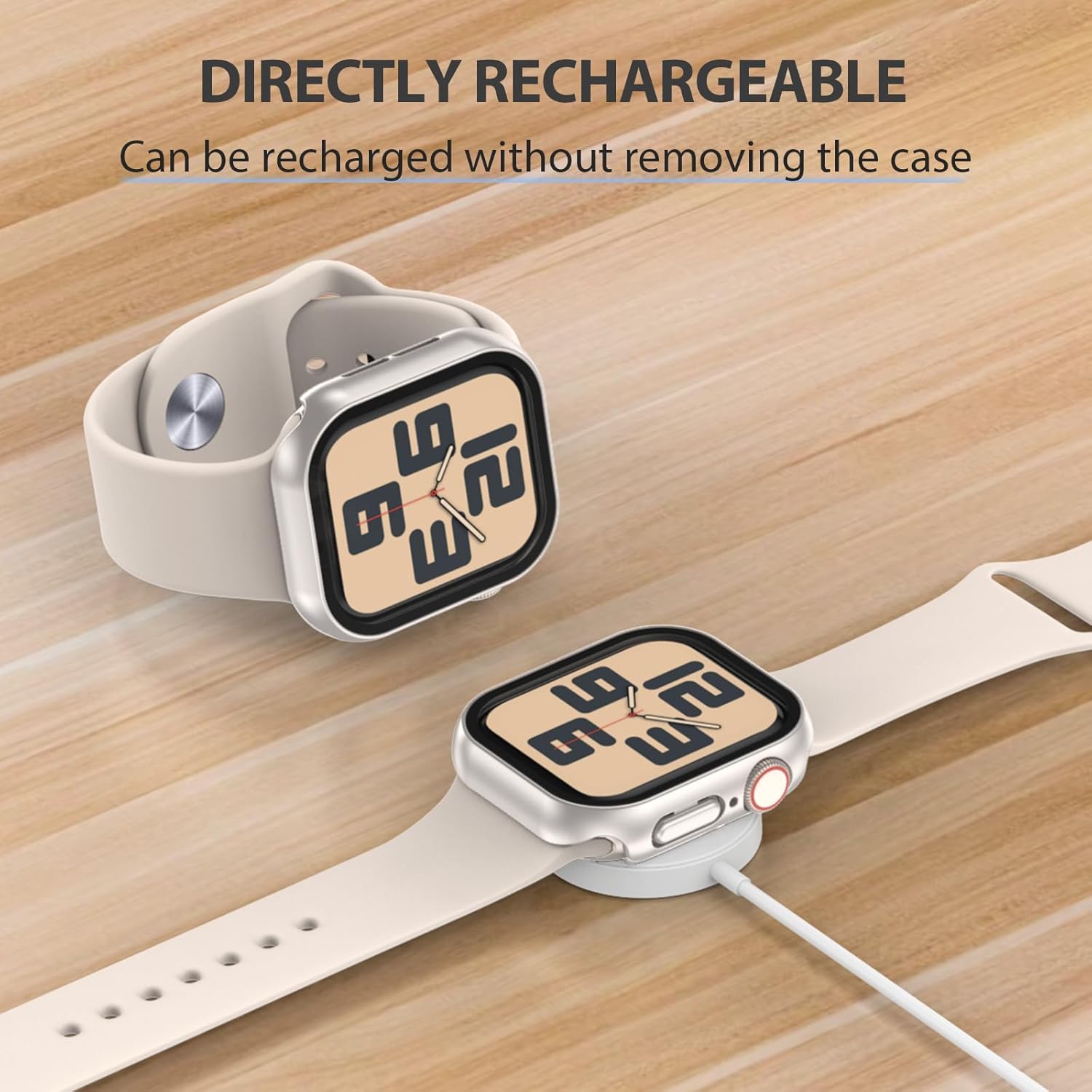 Thumbnail 3 de JDBLHM 6-Pack Protective Case for 46mm Apple Watch Series 11/Series 10 with Tempered Glass Screen Protector