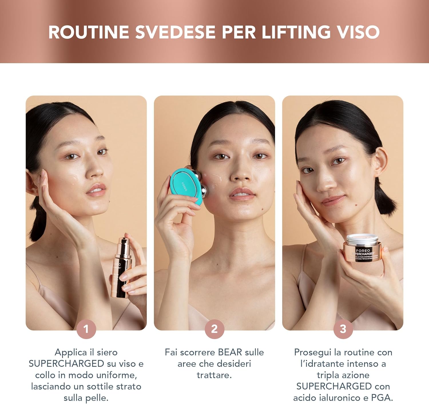 Thumbnail 5 de FOREO Set Forever Firm con massaggiatore viso BEAR e microcorrente + 2 sieri conduttivi da 30 ml