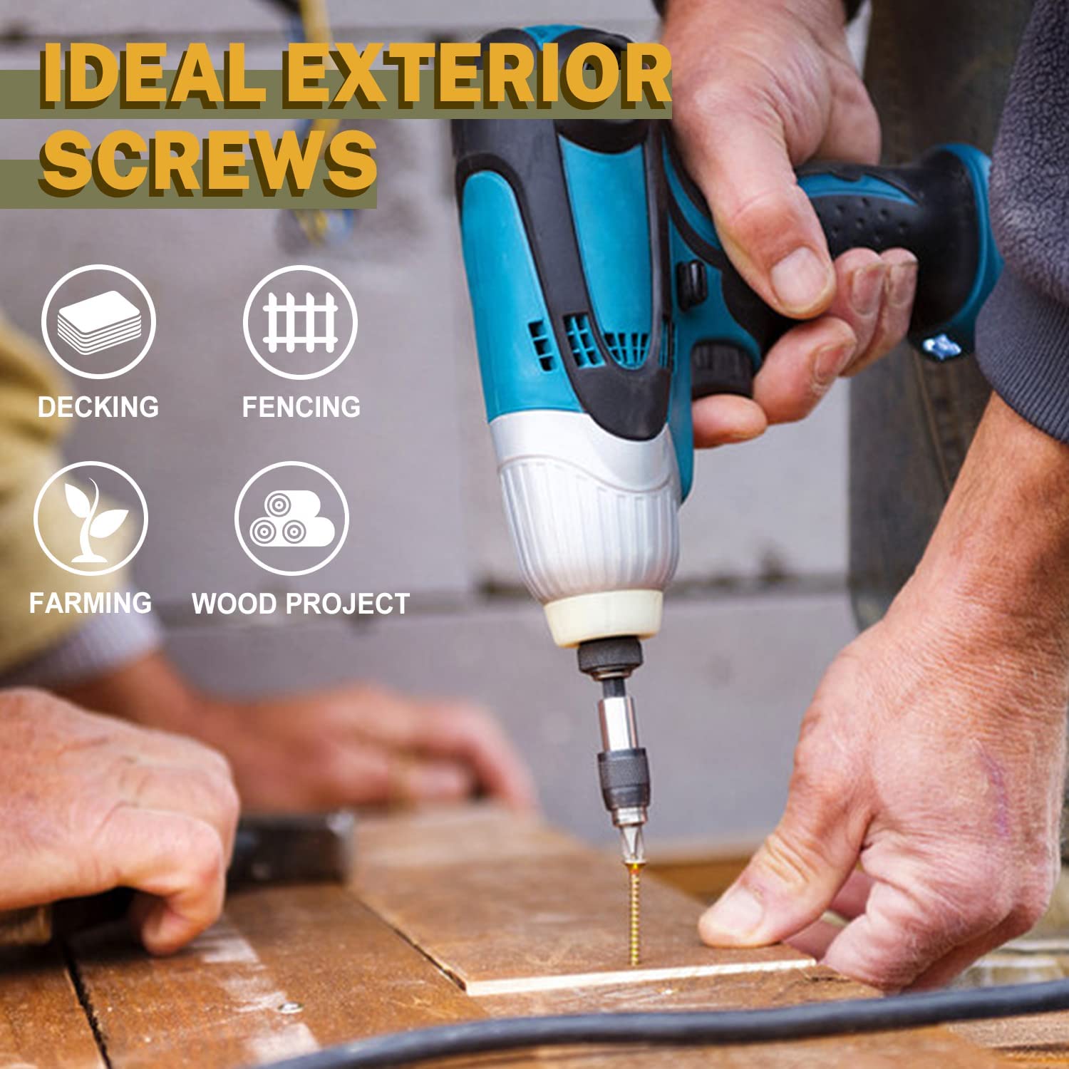 Thumbnail 6 de LIONMAX Deck Screws, 7-Inch
