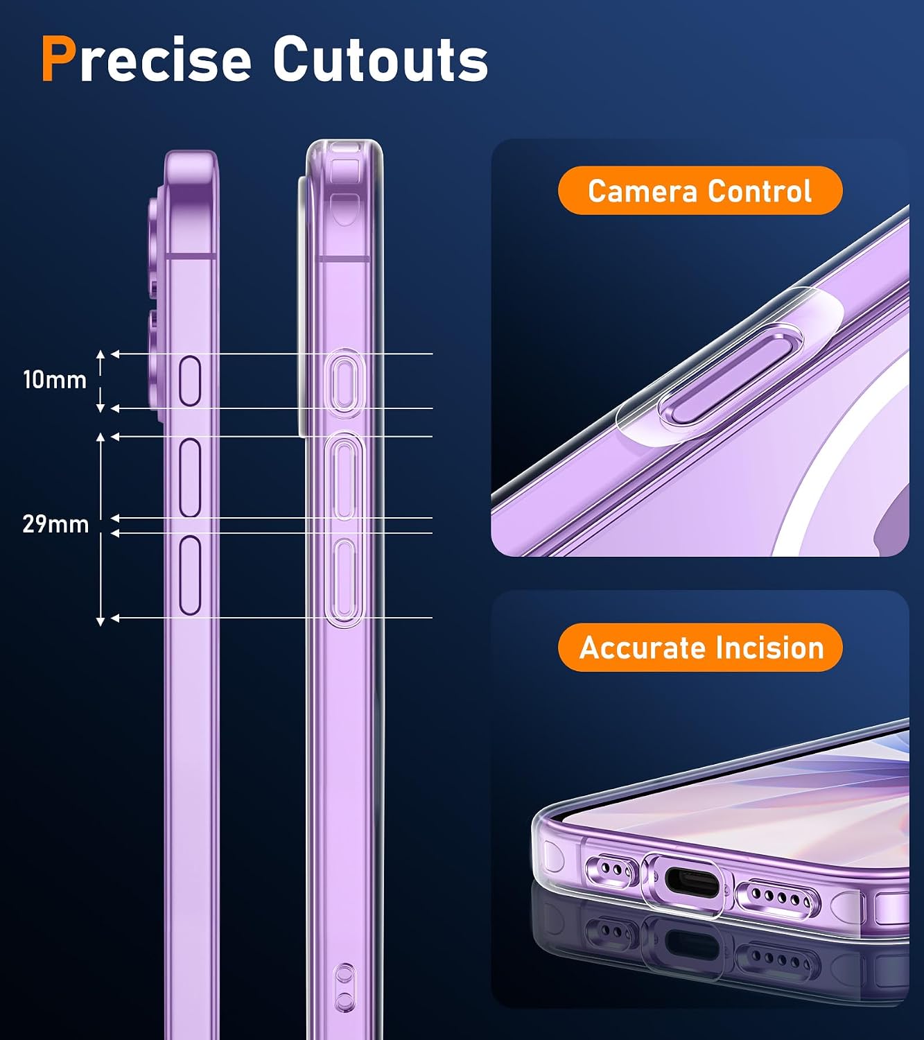 Thumbnail 6 de ivencase Magnetic iPhone 17 Case Clear
