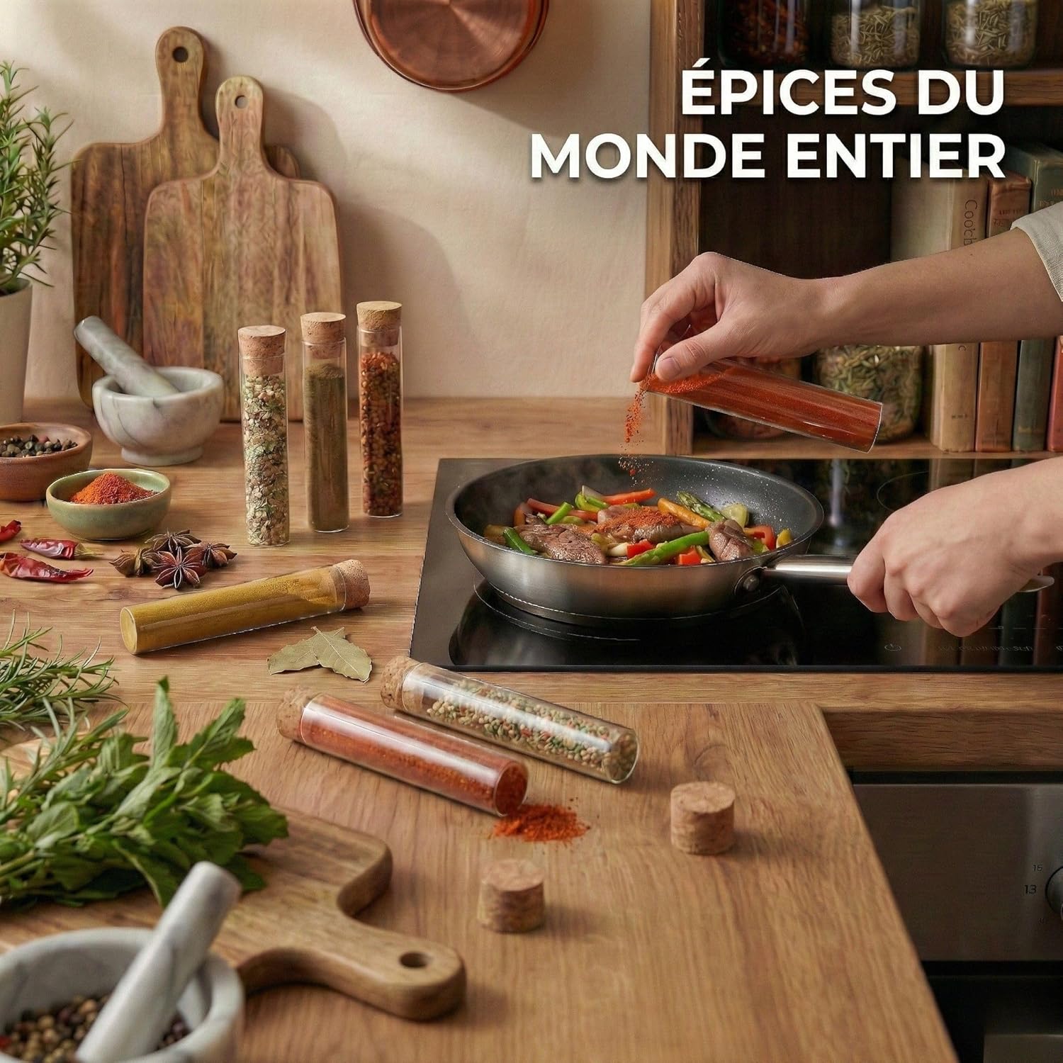 Thumbnail 3 de Coffret d’épices du monde DIBYS avec recettes incluses (Inde, Mexique, Grèce, Thaïlande & plus)