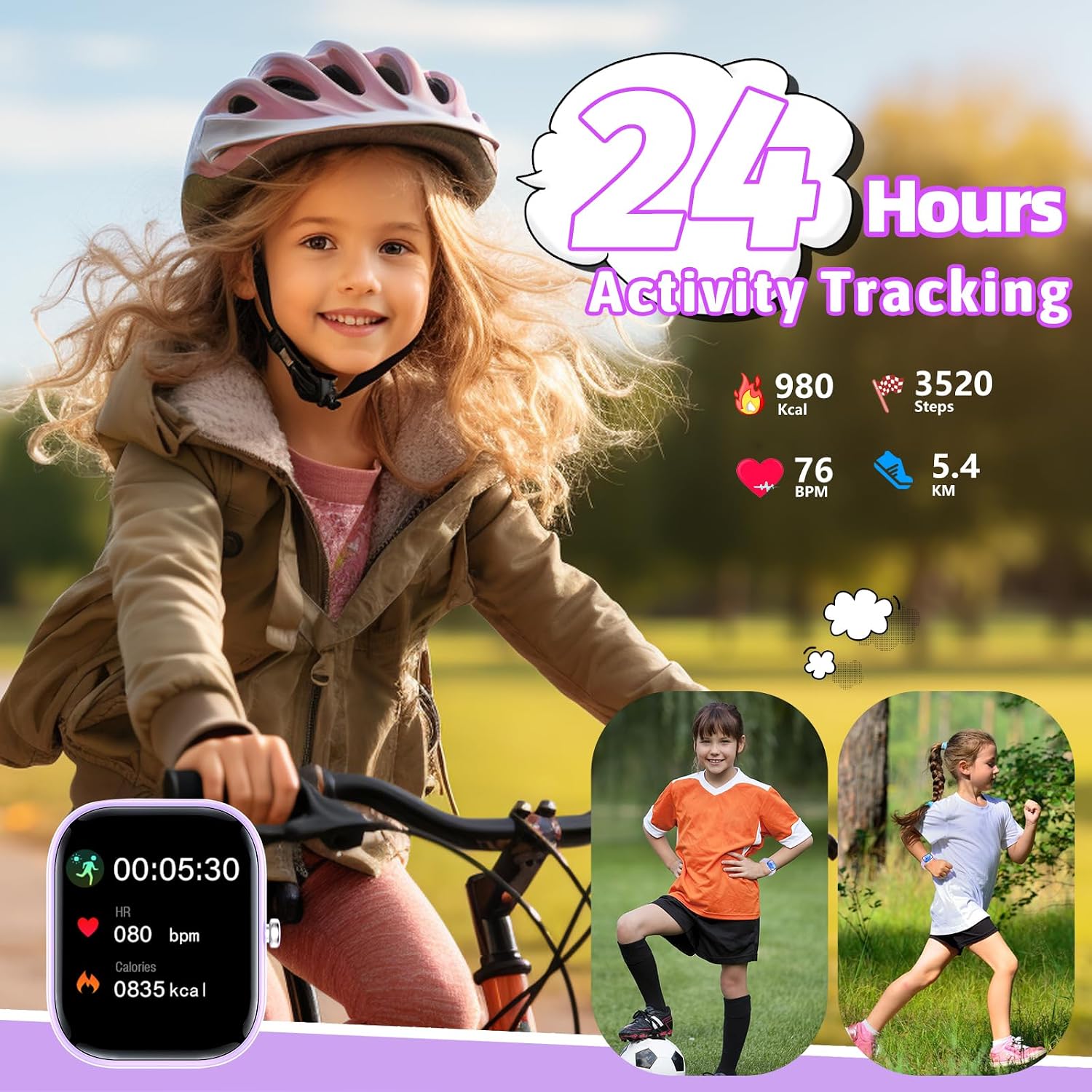 Detalle 2 de Nyonio Kids Smartwatch 1.5-Inch Display