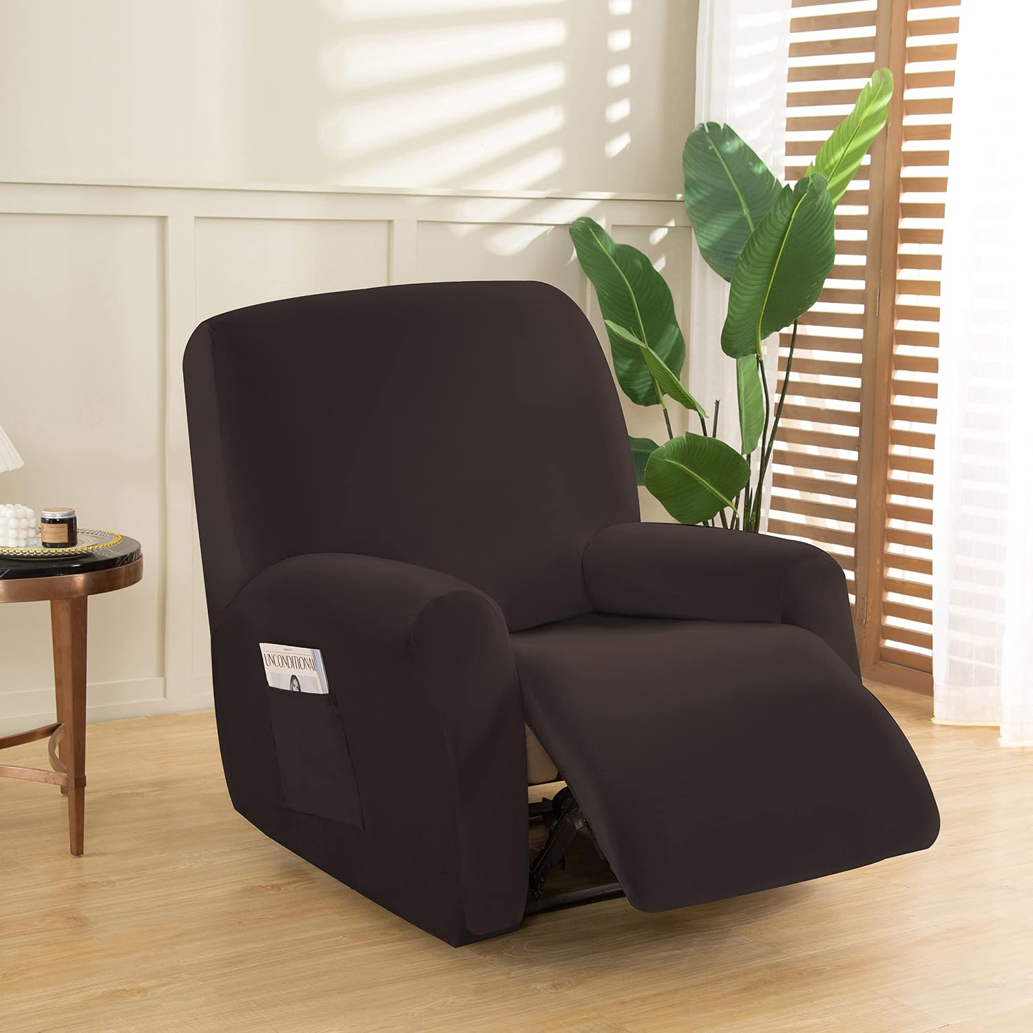 Detalle de OKYUK Rivestimento per poltrona relax elasticizzato 4 pezzi