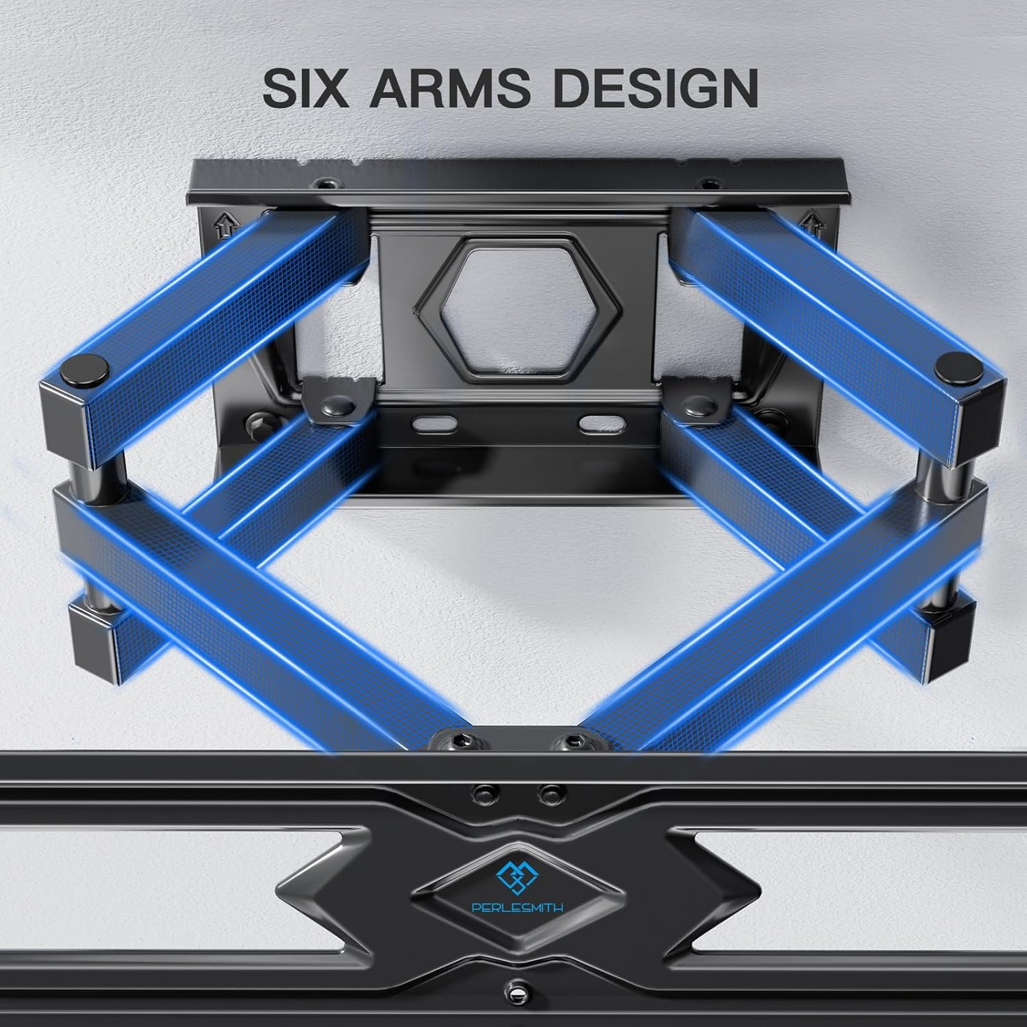 Thumbnail 2 de PERLESMITH TV Wall Bracket 45kg capacity